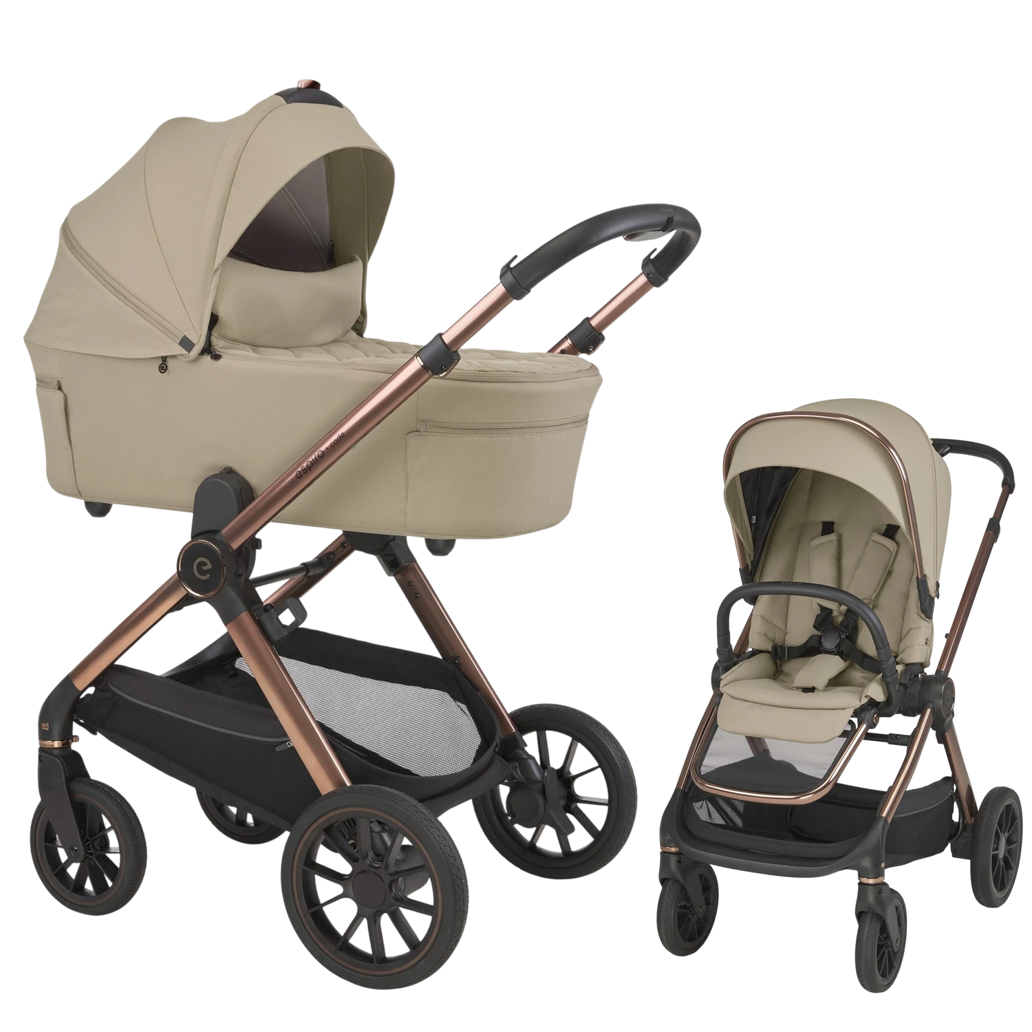 Espiro Code - wózek 2w1 | 04 Tender Green | OUTLET
