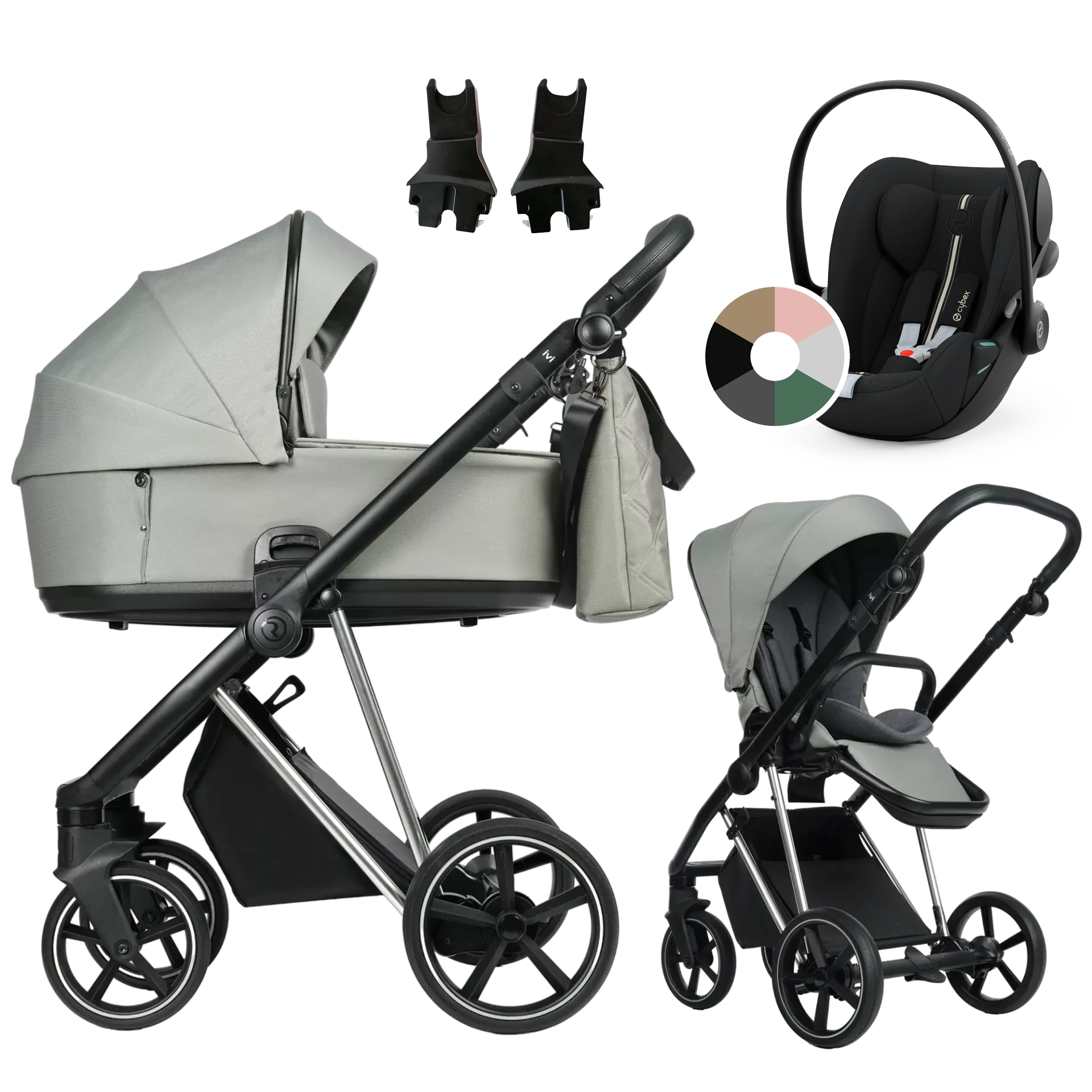 Roan Ivi 2.0 + Cybex Cloud G i-Size +GRATIS - 3w1 | Tea Leaf