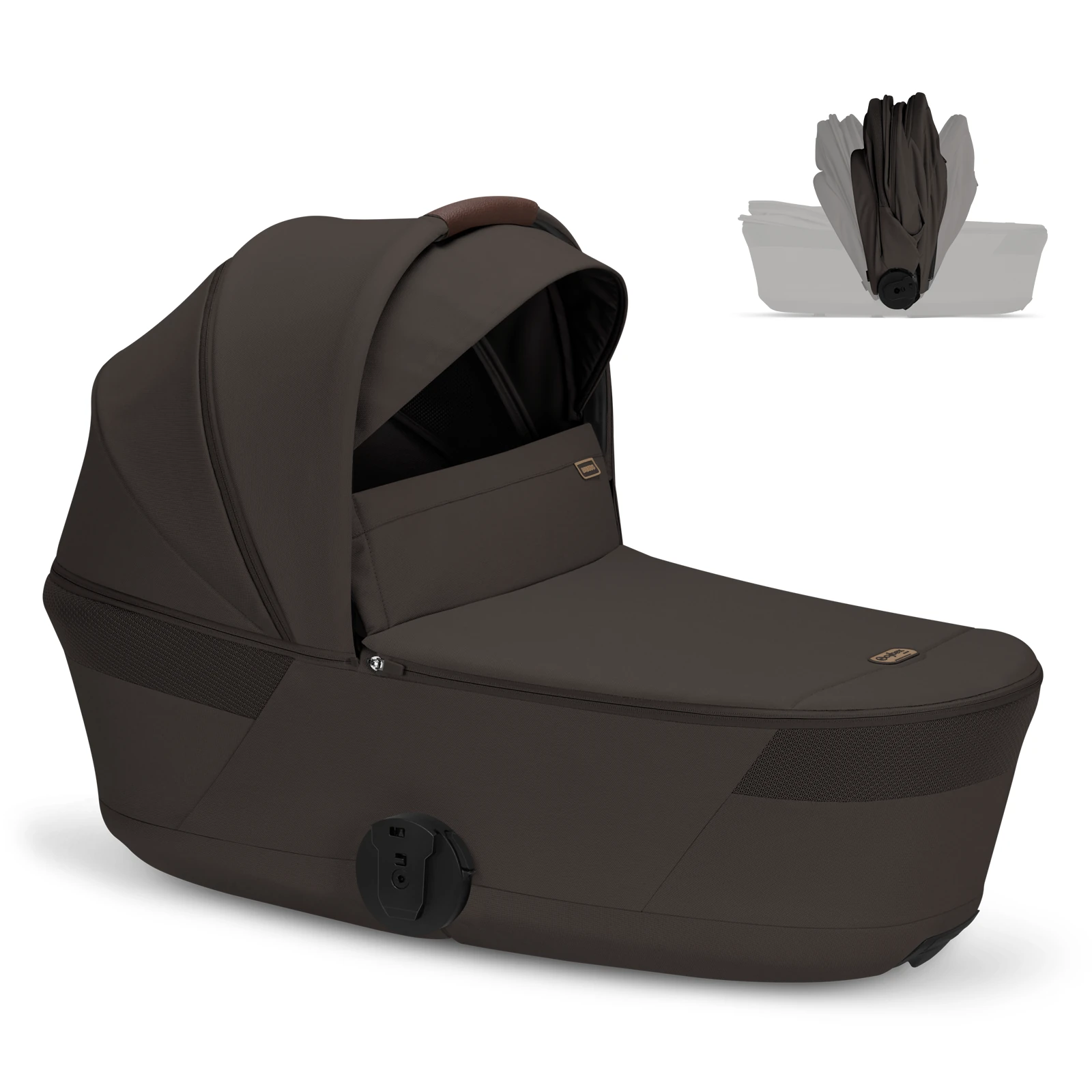 Cybex Balios S Lux Fold - 2w1 ze składaną gondolą | Chocolate Brown