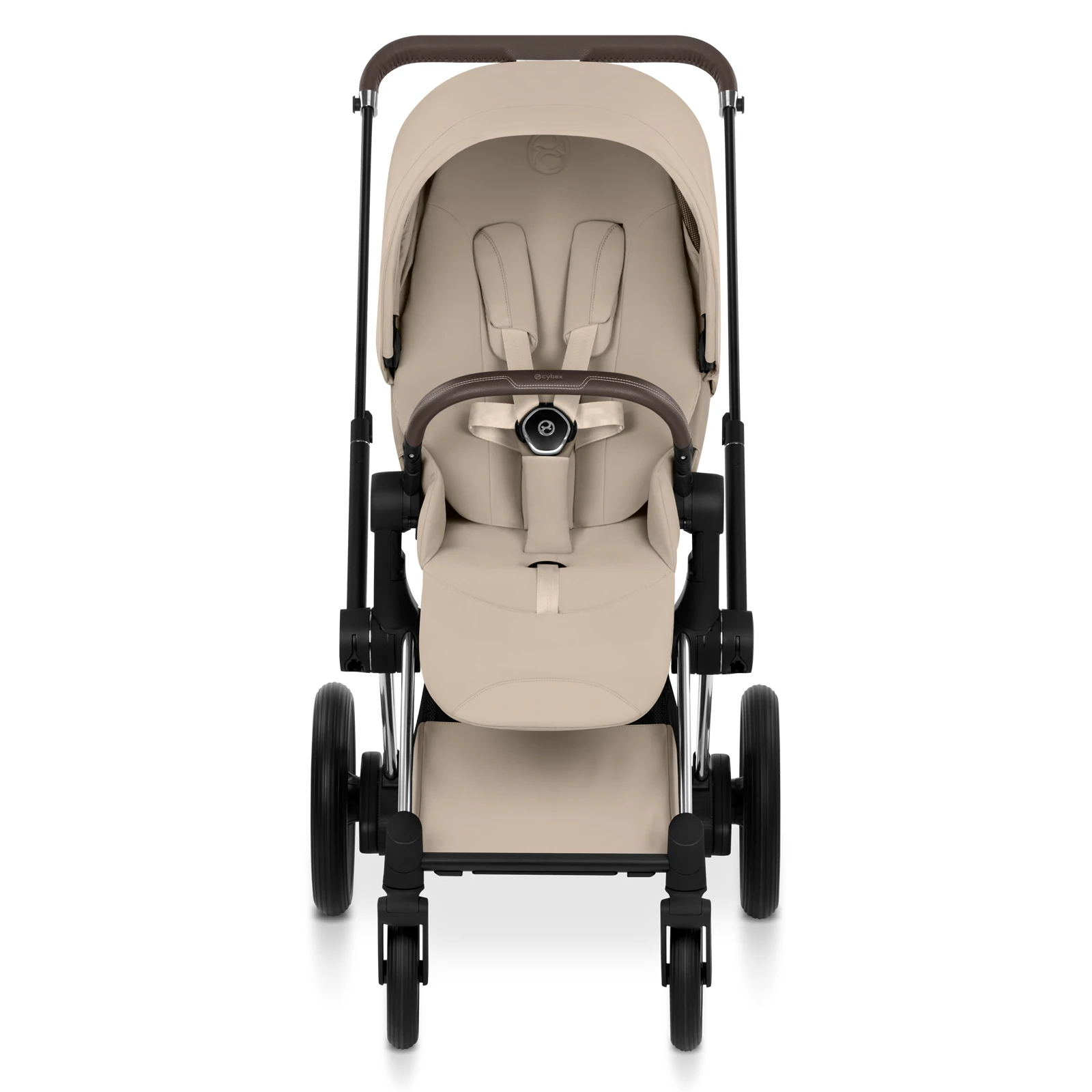 Cybex e-Priam 5.0 - wózek 2w1 | Cozy Beige - Chrome (Style)