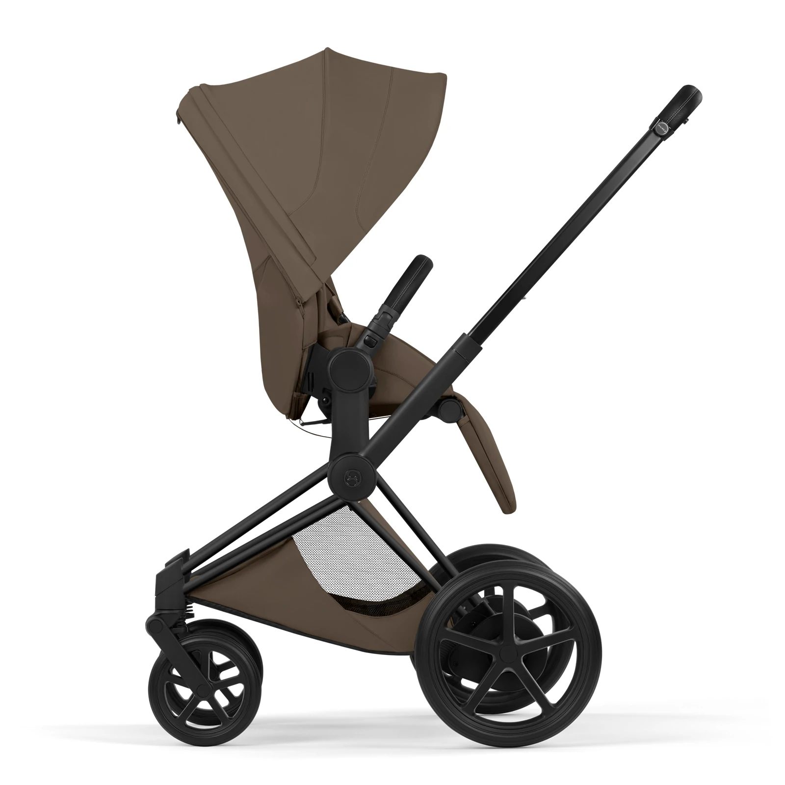 Cybex e-Priam 5.0 - wózek 2w1 | Coconut Brown - Matt Black (Style)