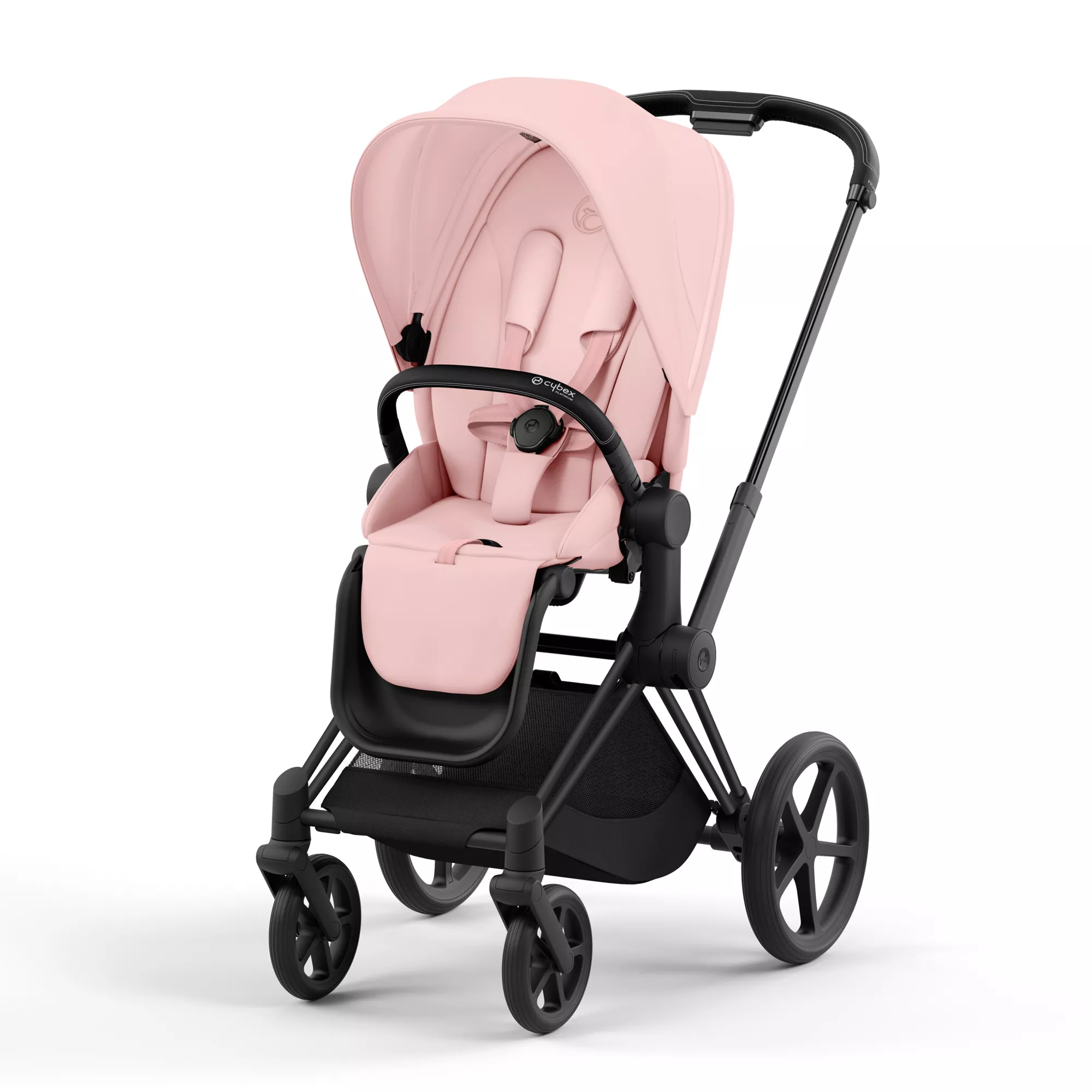 Cybex Priam 4.0 - 2w1 | Peach Pink (Matt Black Frame) Cybex Priam 4.0 - 2w1 | Peach Pink (Matt Black Frame)