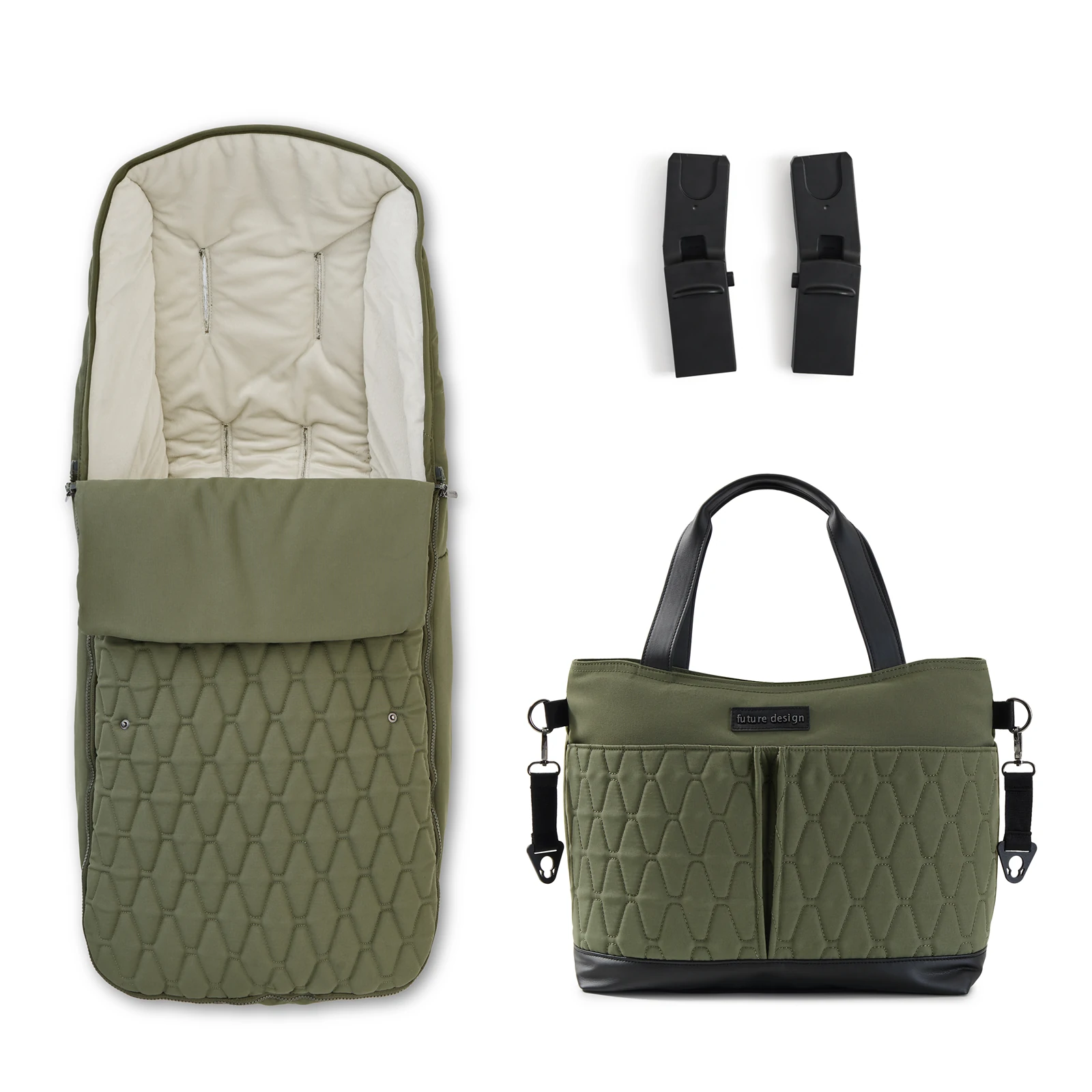 Future Design Inspiro - wózek 2w1 | Silk Olive