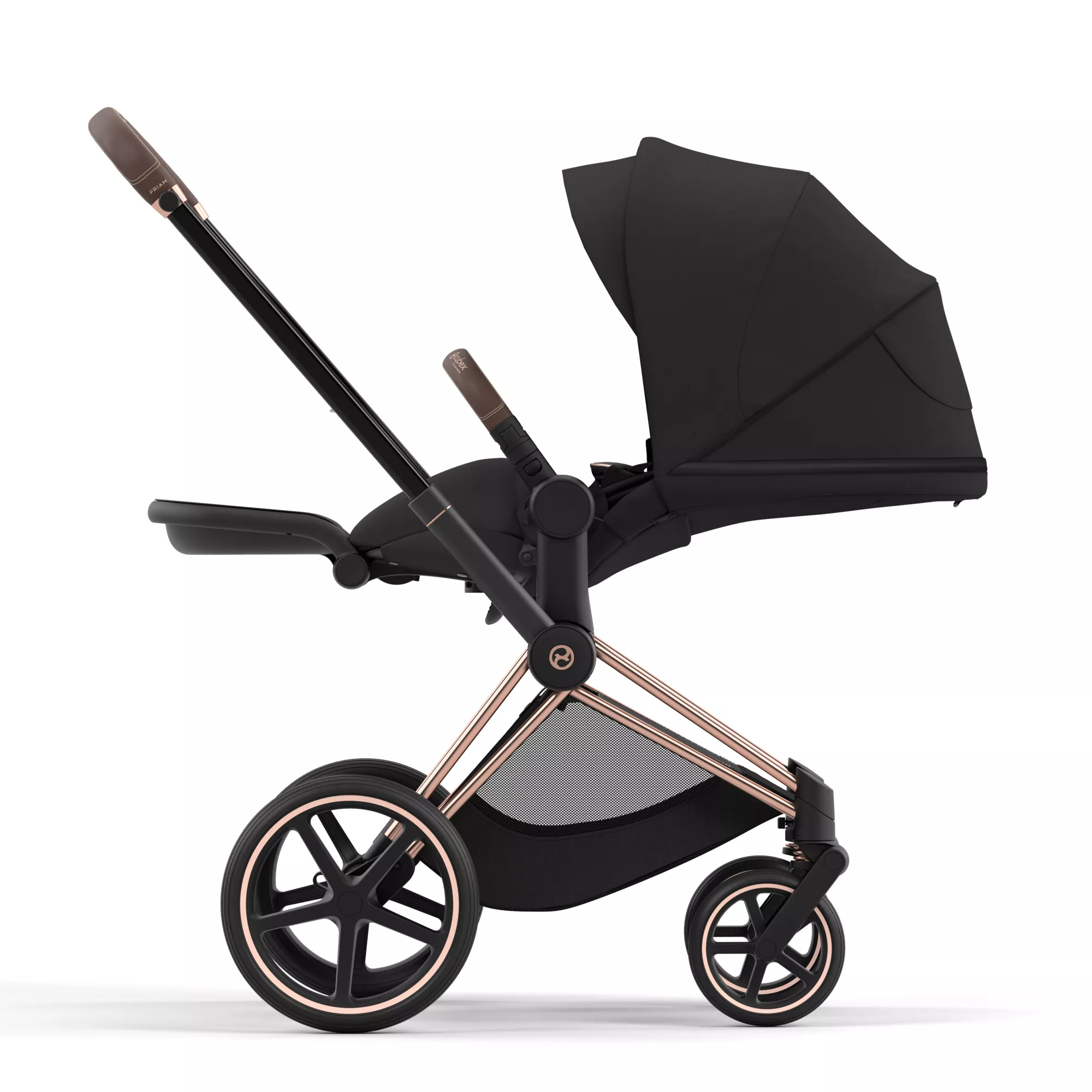 Cybex Priam 4.0 - 2w1 | Sepia Black (Rosegold Frame) Cybex Priam 4.0 - 2w1 | Sepia Black (Rosegold Frame)