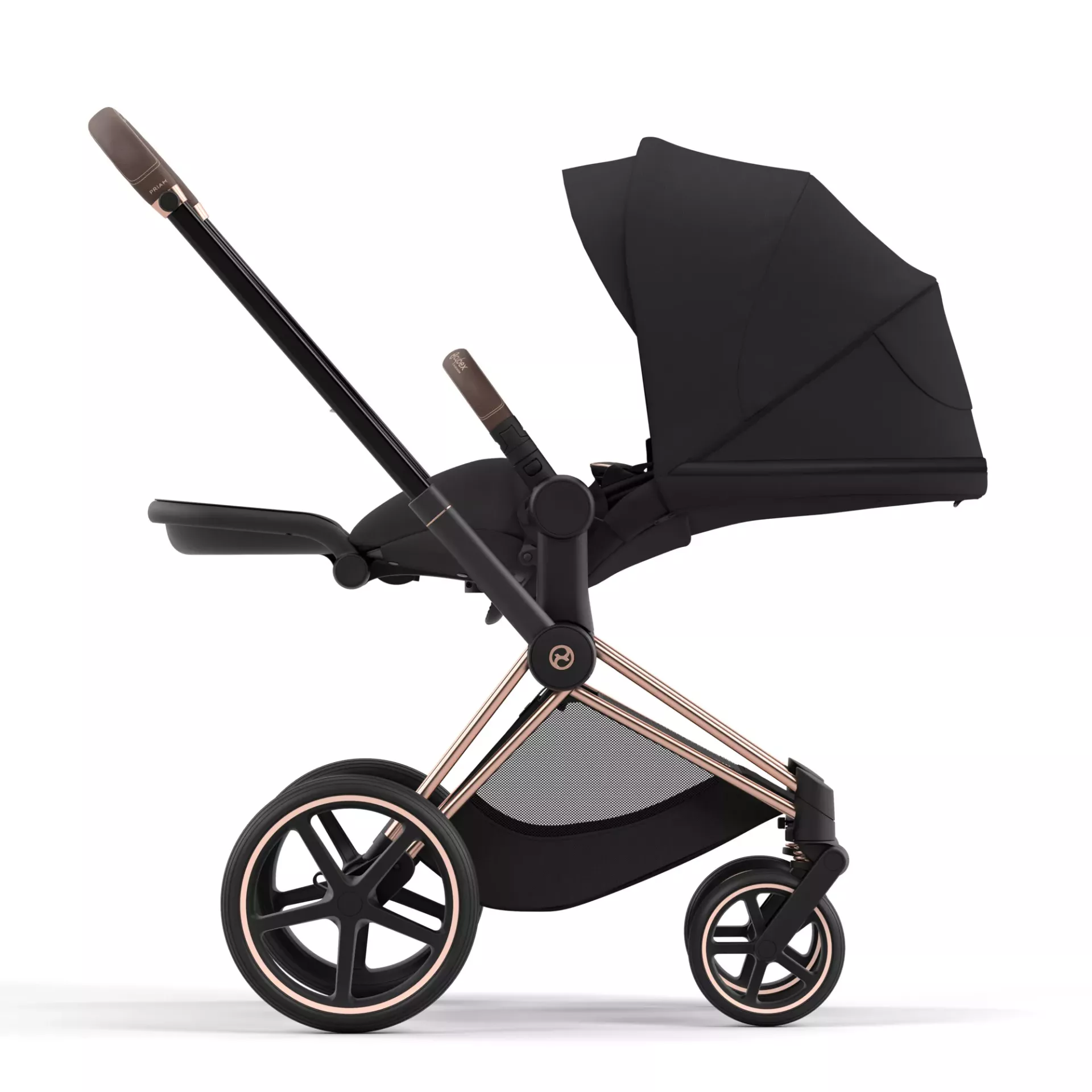Cybex Priam 4.0 - 2w1 | Sepia Black (Rosegold Frame)