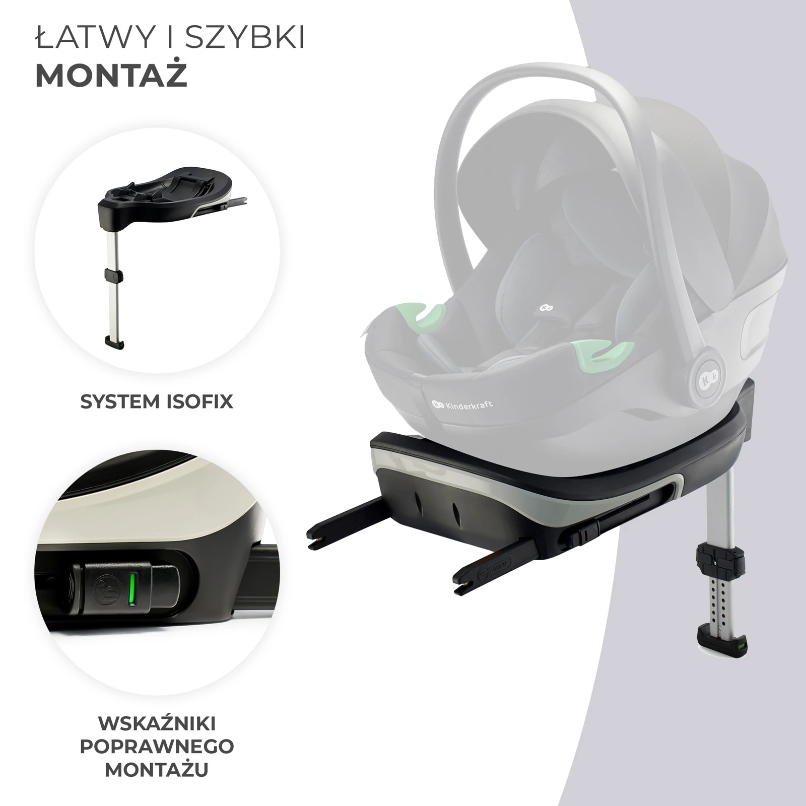 Baza Isofix Kinderkraft Care FX