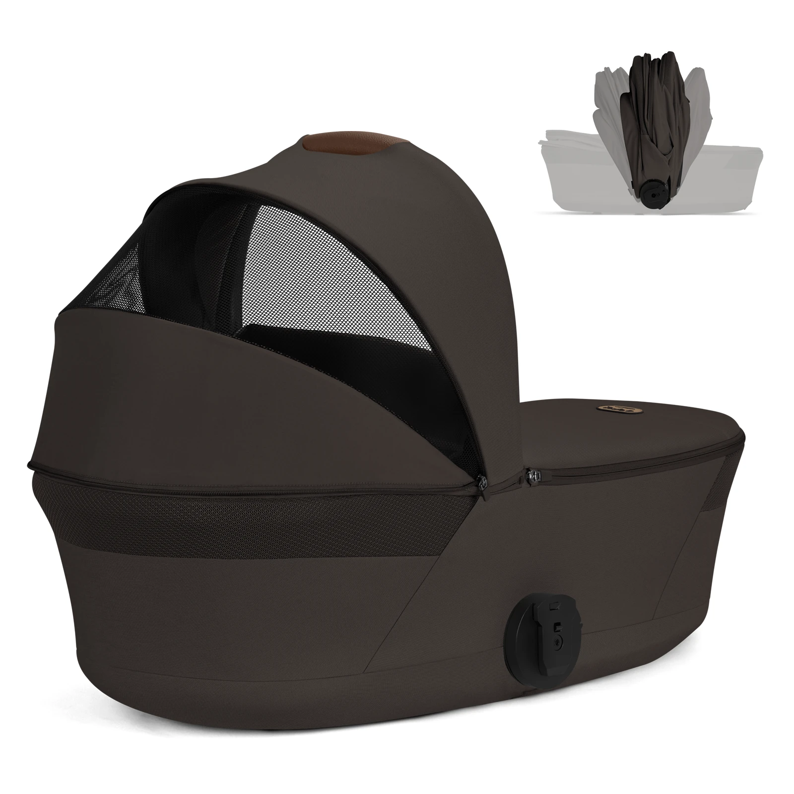 Cybex Balios S Lux Fold - 2w1 ze składaną gondolą | Chocolate Brown