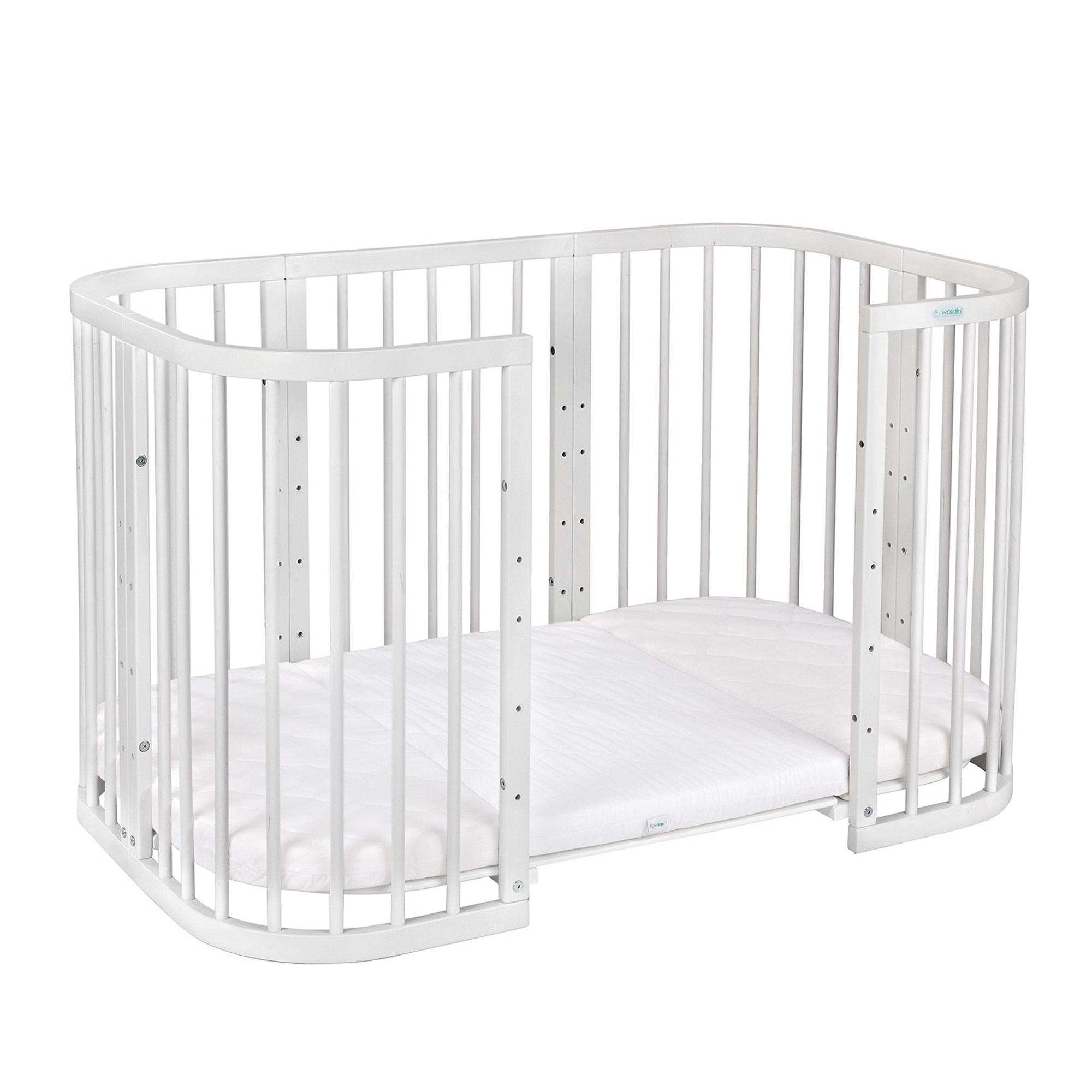 Waldin - łóżeczko 7w1 | White Waldin - łóżeczko 7w1 | White