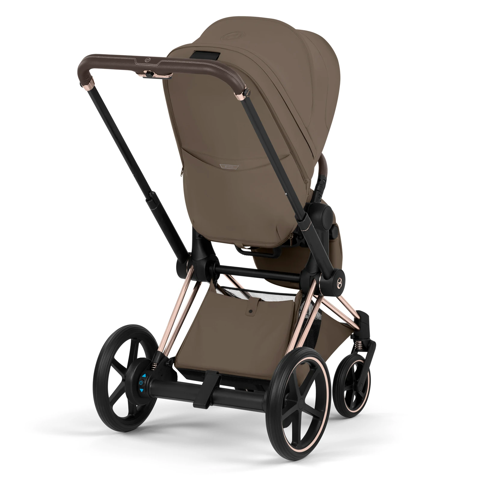 Cybex e-Priam 5.0 - wózek 2w1 | Coconut Brown - Rosegold (Style)
