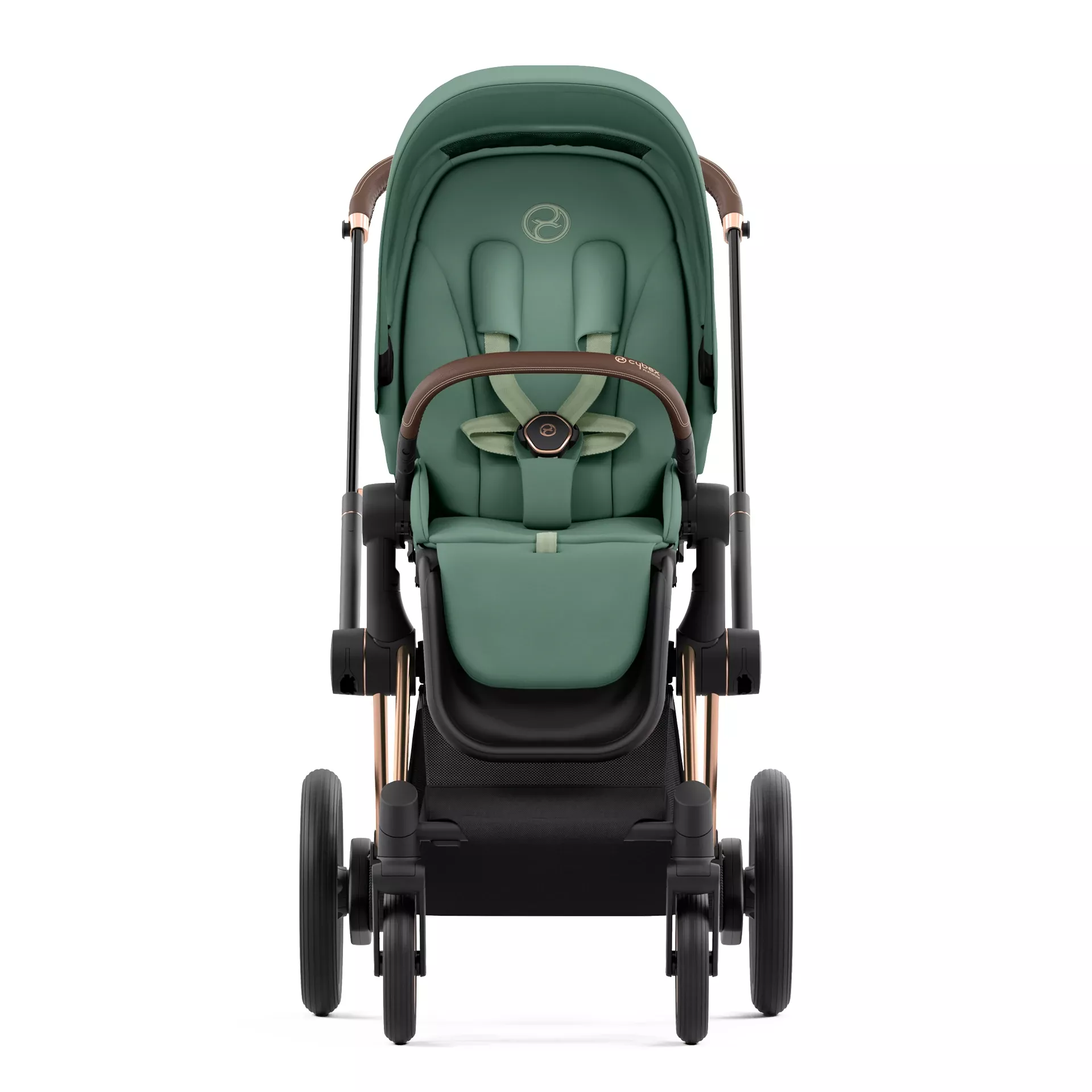 Cybex e-Priam 4.0 - 2w1 | Leaf Green (Rosegold Frame) Cybex e-Priam 4.0 - 2w1 | Leaf Green (Rosegold Frame)