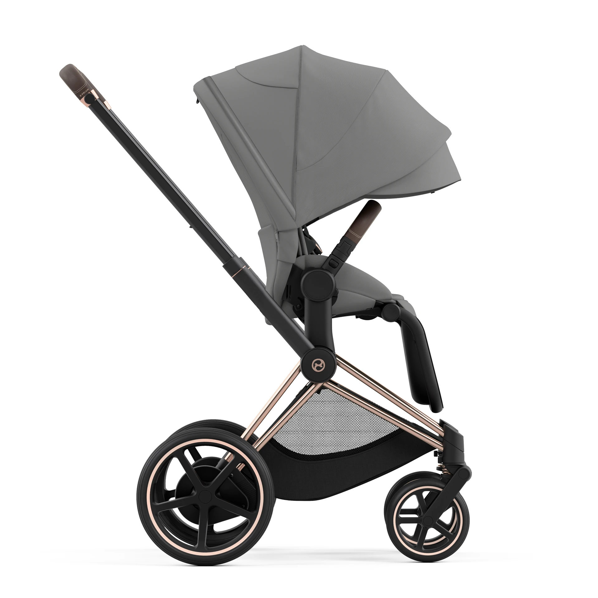 Cybex e-Priam 4.0 - 2w1 | Mirage Grey (Rosegold Frame)