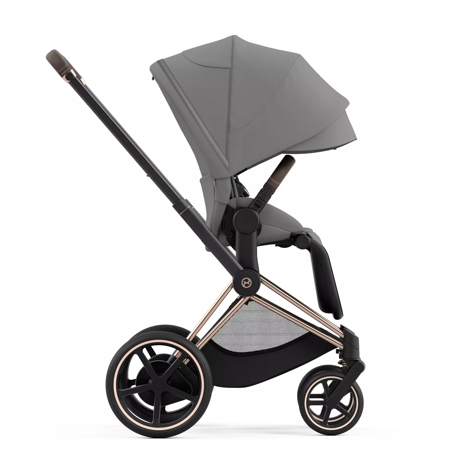 Cybex e-Priam 4.0 - 2w1 | Mirage Grey (Rosegold Frame) Cybex e-Priam 4.0 - 2w1 | Mirage Grey (Rosegold Frame)