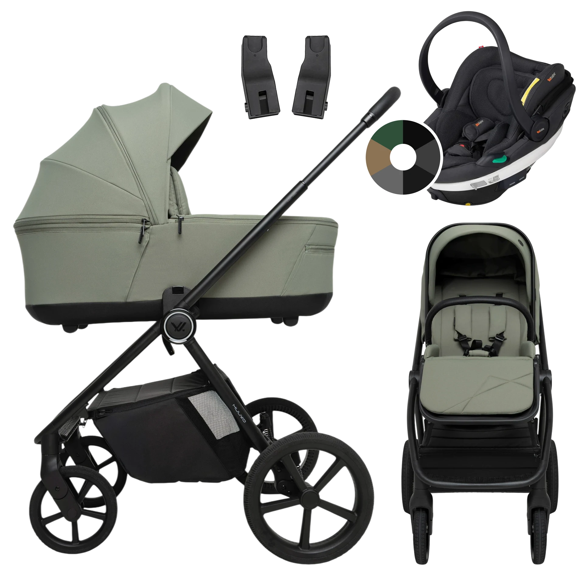 Muuvo One + BeSafe Go Beyond +GRATIS - 3w1 | Olive
