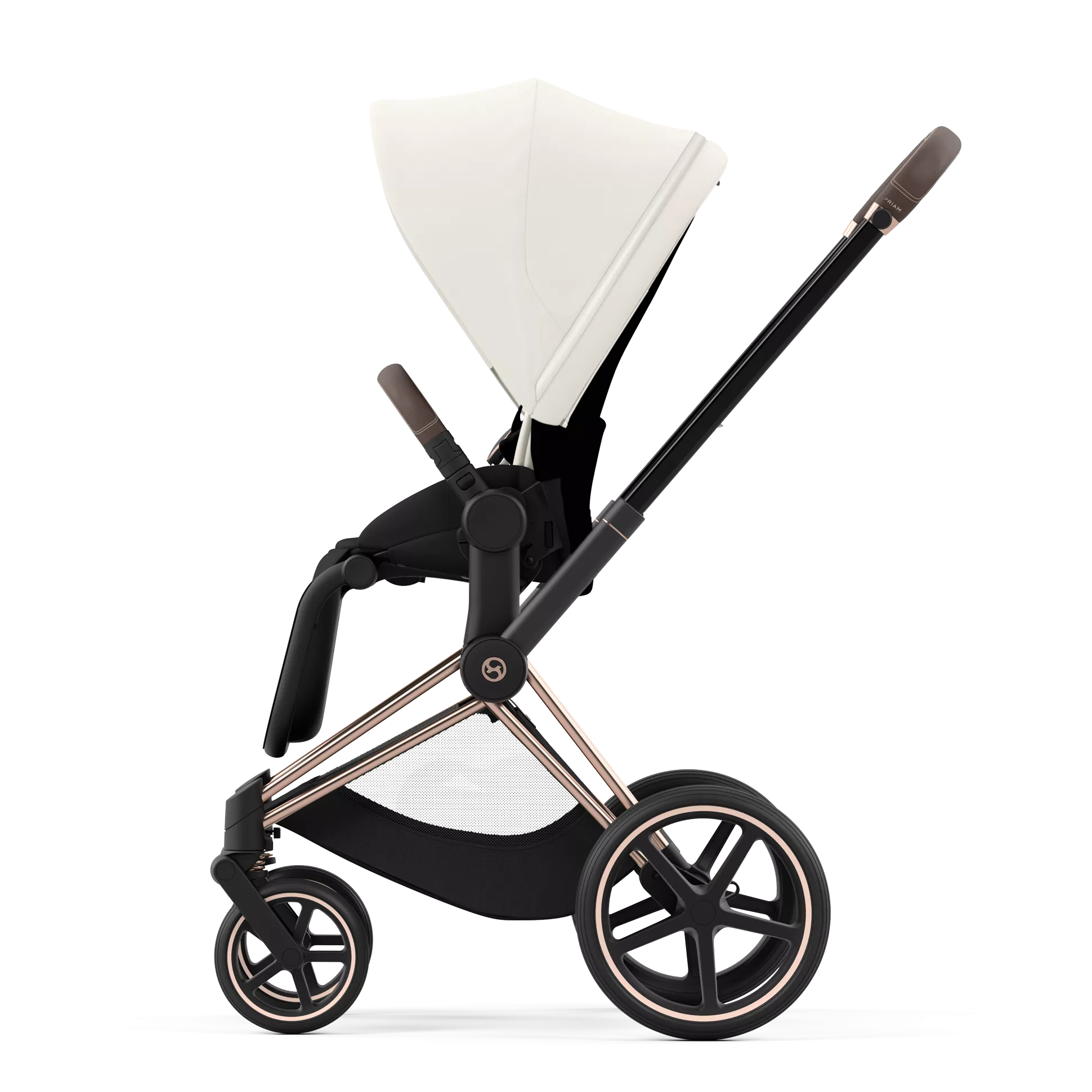 Cybex Priam 4.0 | Off White (Rosegold Frame)