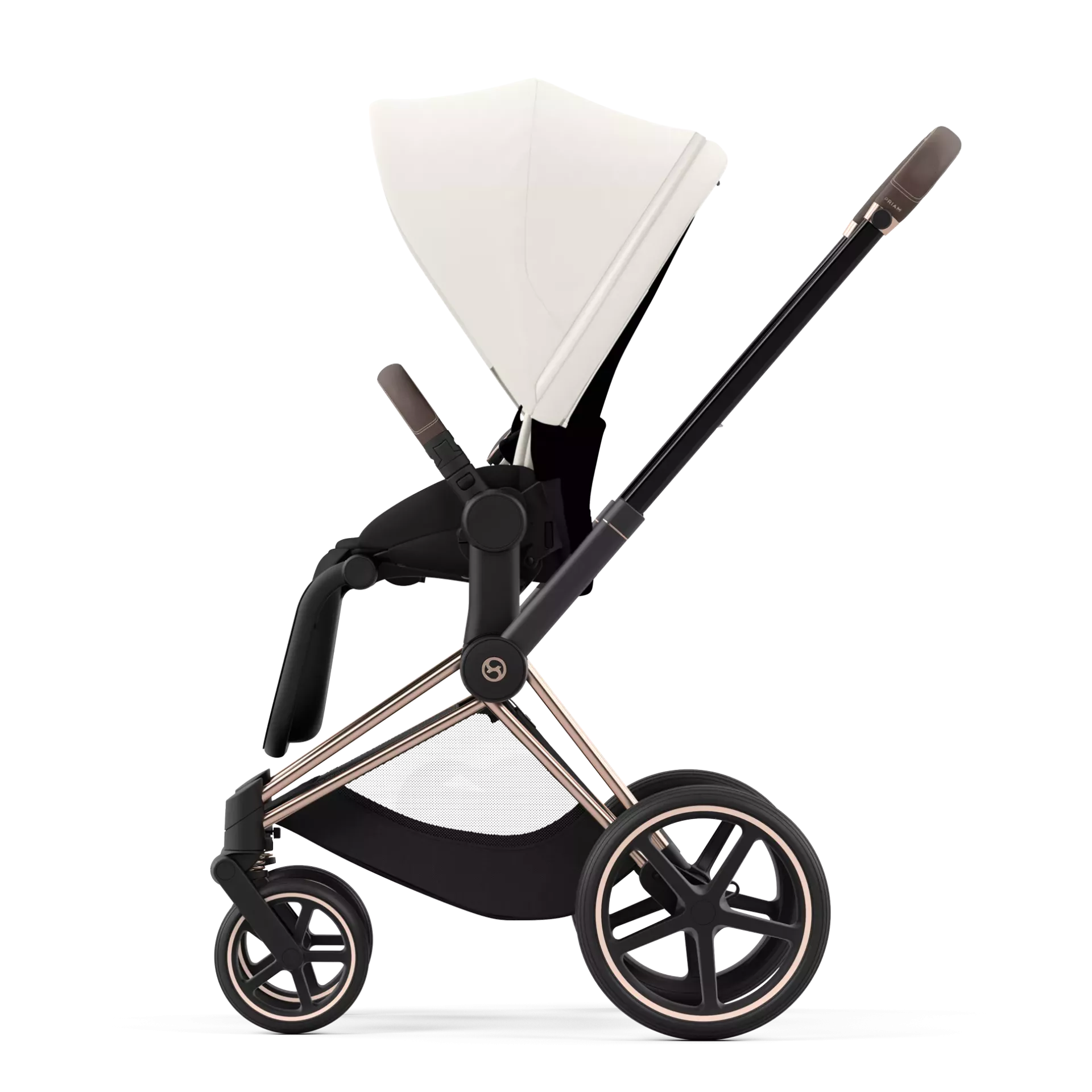 Cybex Priam 4.0 | Off White (Rosegold Frame)