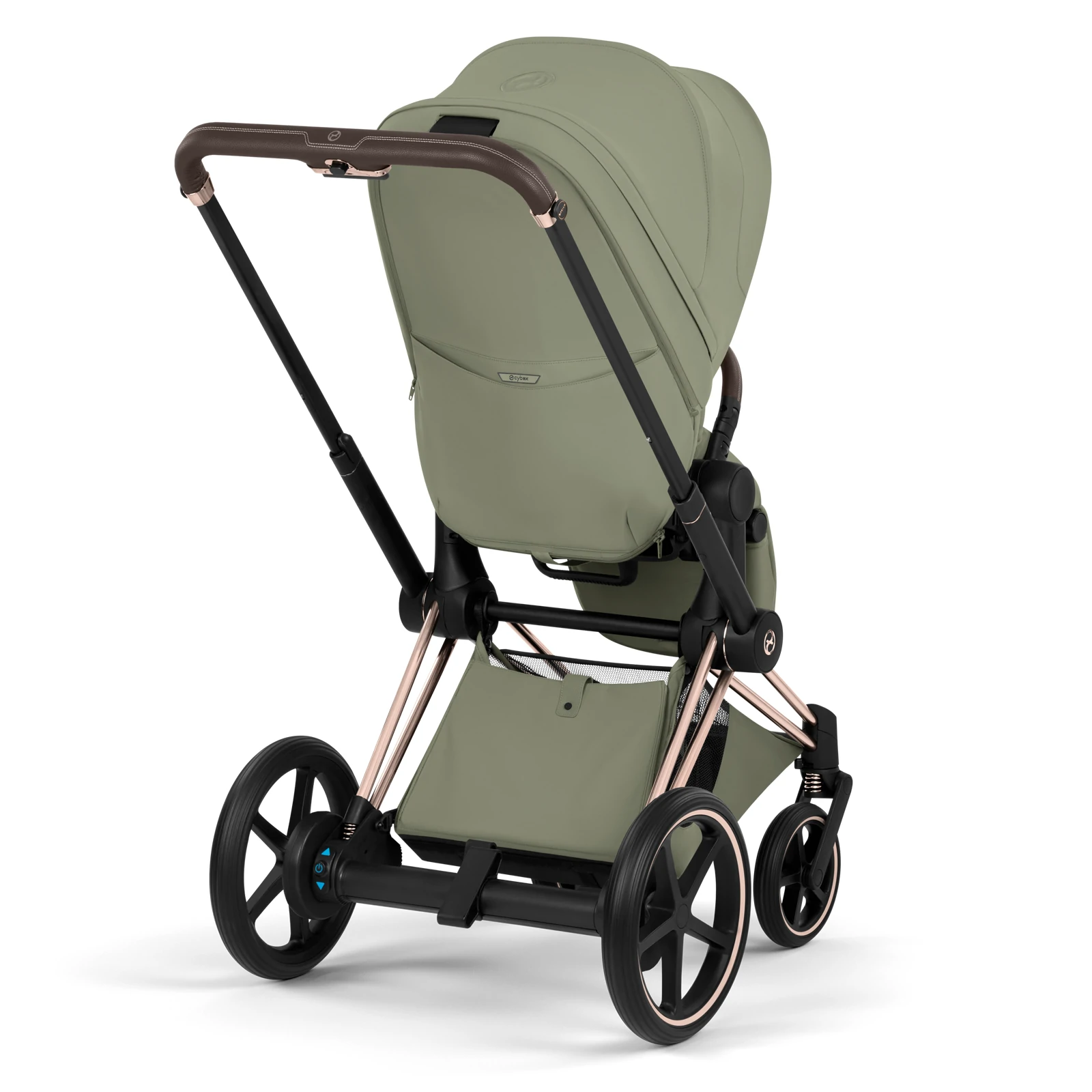 Cybex e-Priam 5.0 - wózek 2w1 | Sage Green - Rosegold (Style)