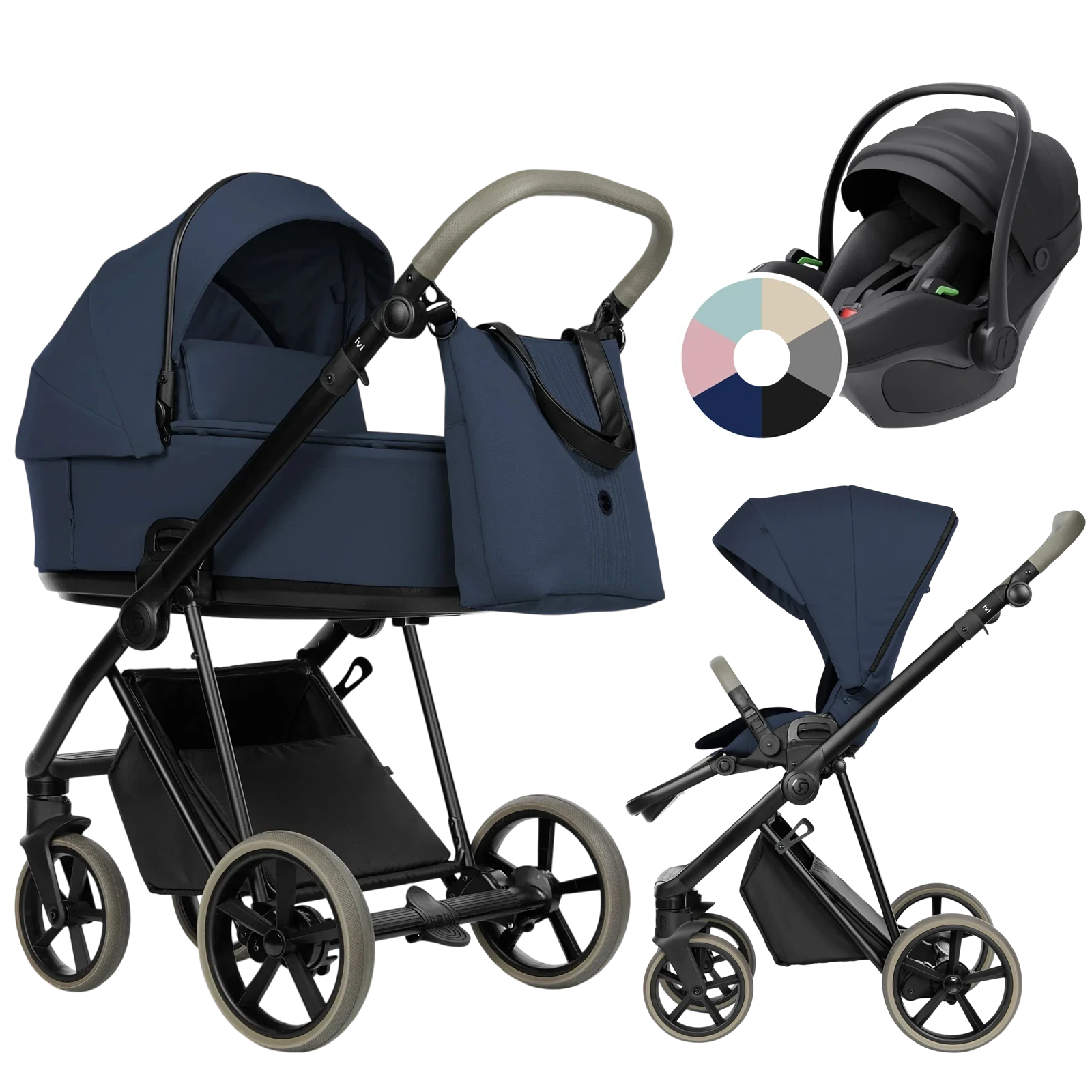 Roan Ivi 2.0 Vintage + Avionaut Pixel 3 + GRATIS - 3w1 | Resort Blue