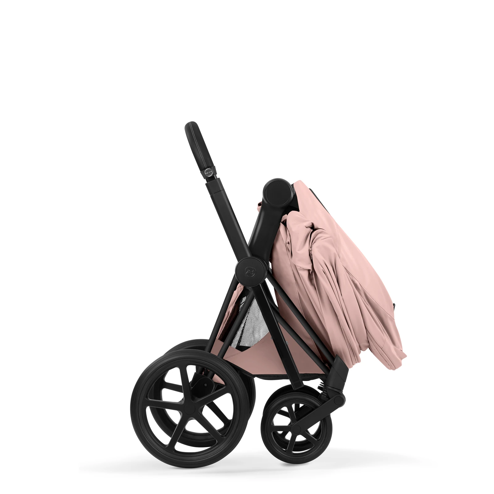 Cybex Priam 5.0 - wózek 4w1 | Peach Pink - Matt Black (Style)