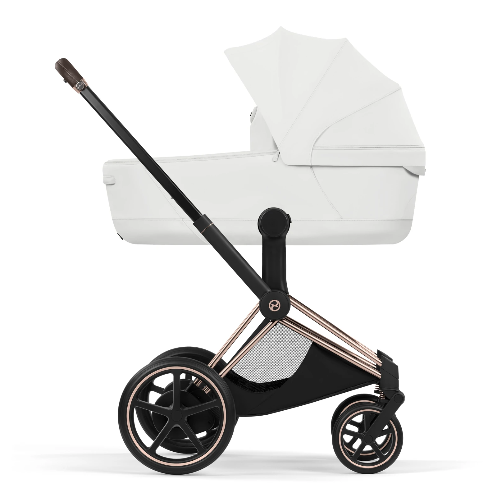 Cybex e-Priam 5.0 - wózek 2w1 | Off White - Rosegold (Style)