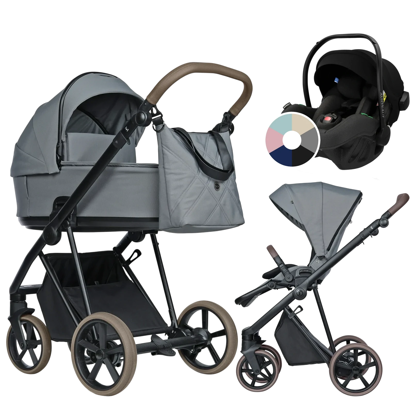 Roan Ivi 2.0 Vintage + Avionaut Pixel Pro 2.0 C +GRATIS - 3w1 | Blue Tea