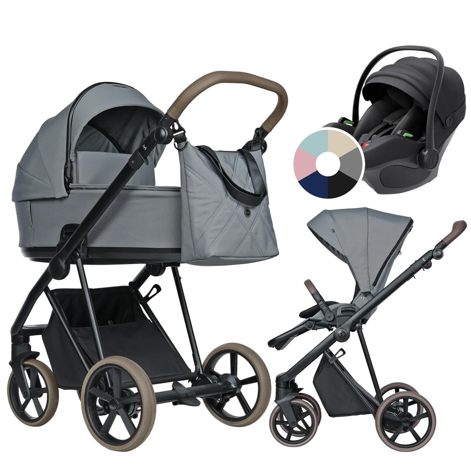 Roan Ivi 2.0 Vintage + Avionaut Pixel 3 + GRATIS - 3w1 | Blue Tea