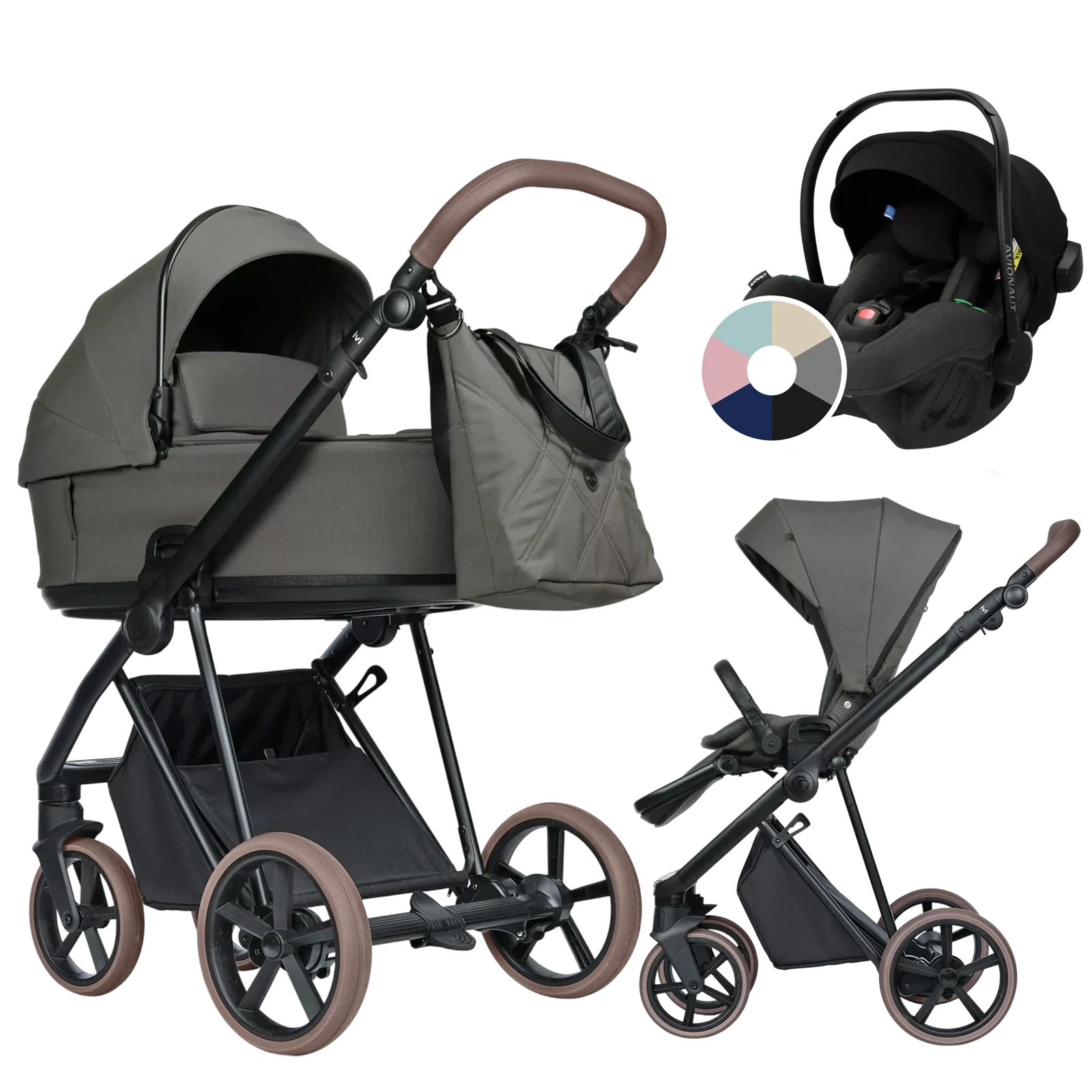 Roan Ivi 2.0 Vintage + Avionaut Pixel Pro 2.0 C +GRATIS - 3w1 | Praline