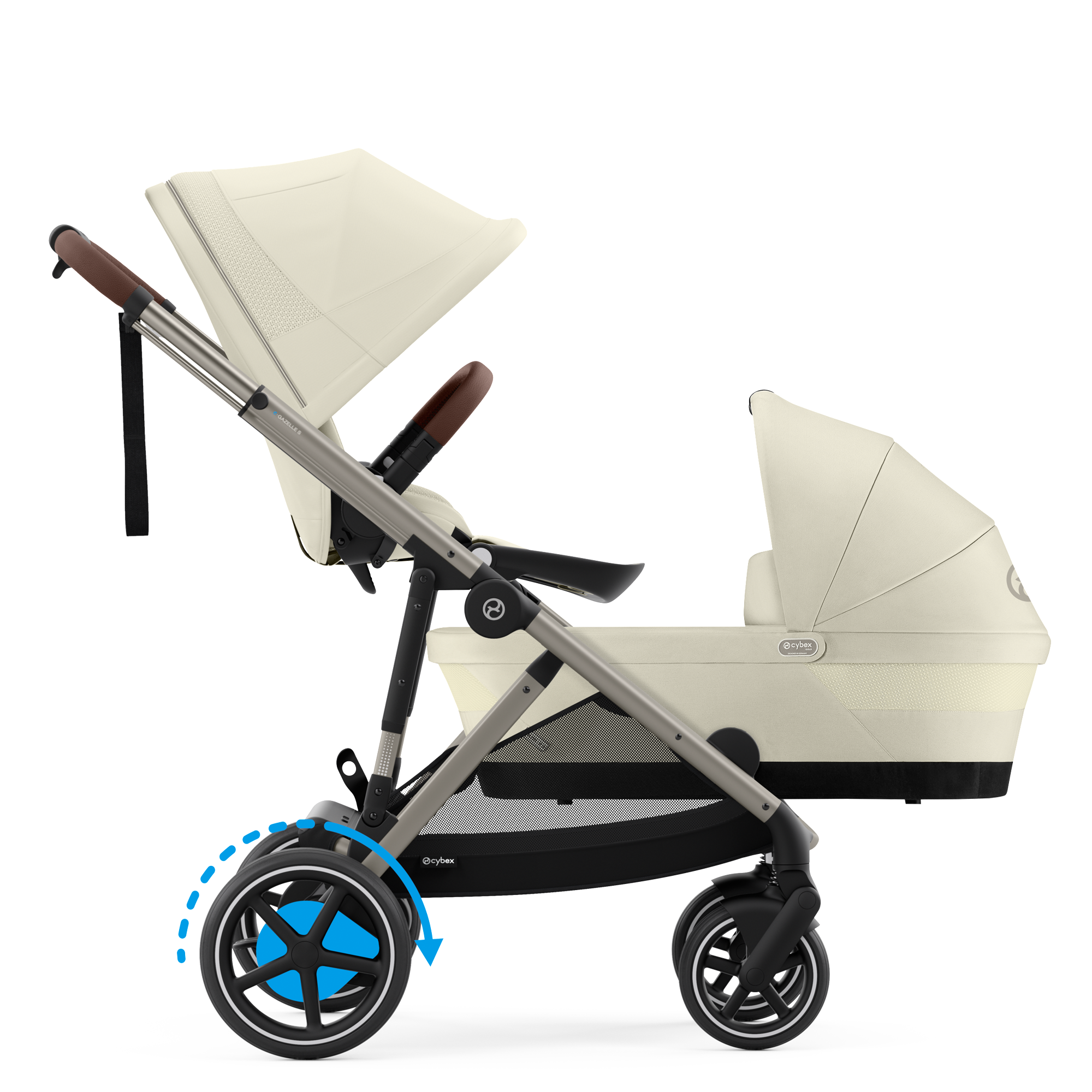 Cybex e-Gazelle S Duo | Seashell Beige Cybex e-Gazelle S Duo | Seashell Beige