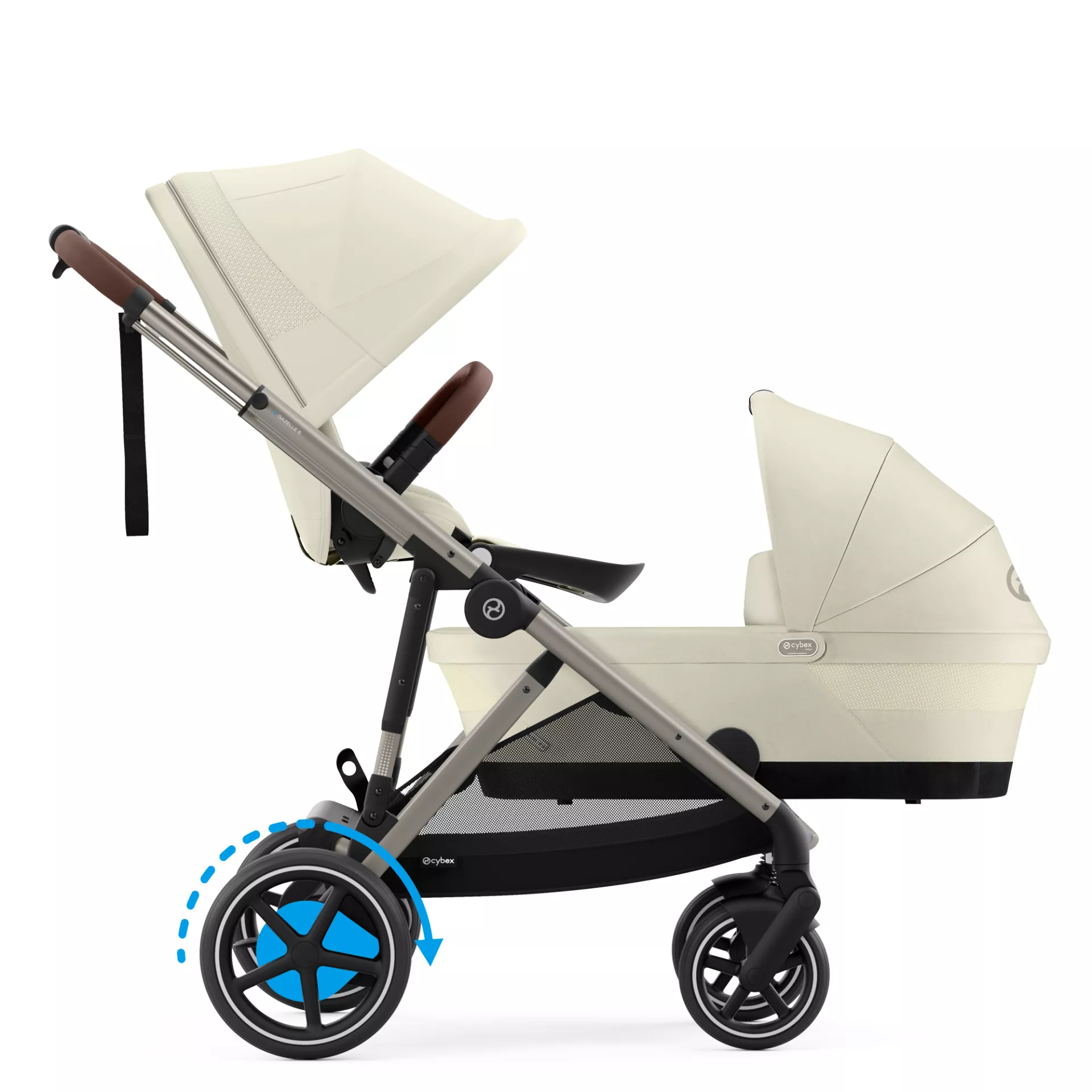 Cybex e-Gazelle S Duo | Seashell Beige Cybex e-Gazelle S Duo | Seashell Beige