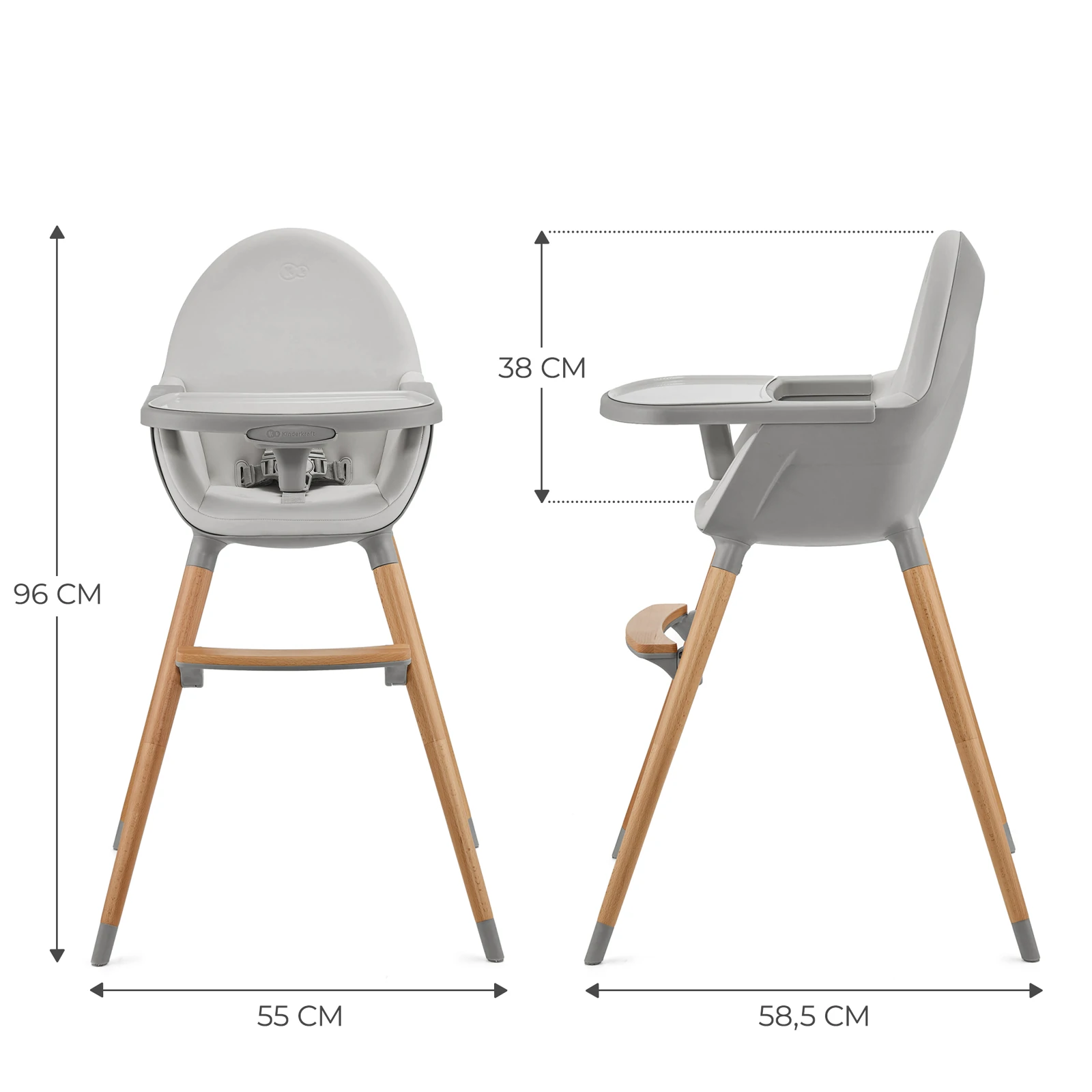 Kinderkraft Fini 2 | Grey Kinderkraft Fini 2 | Grey