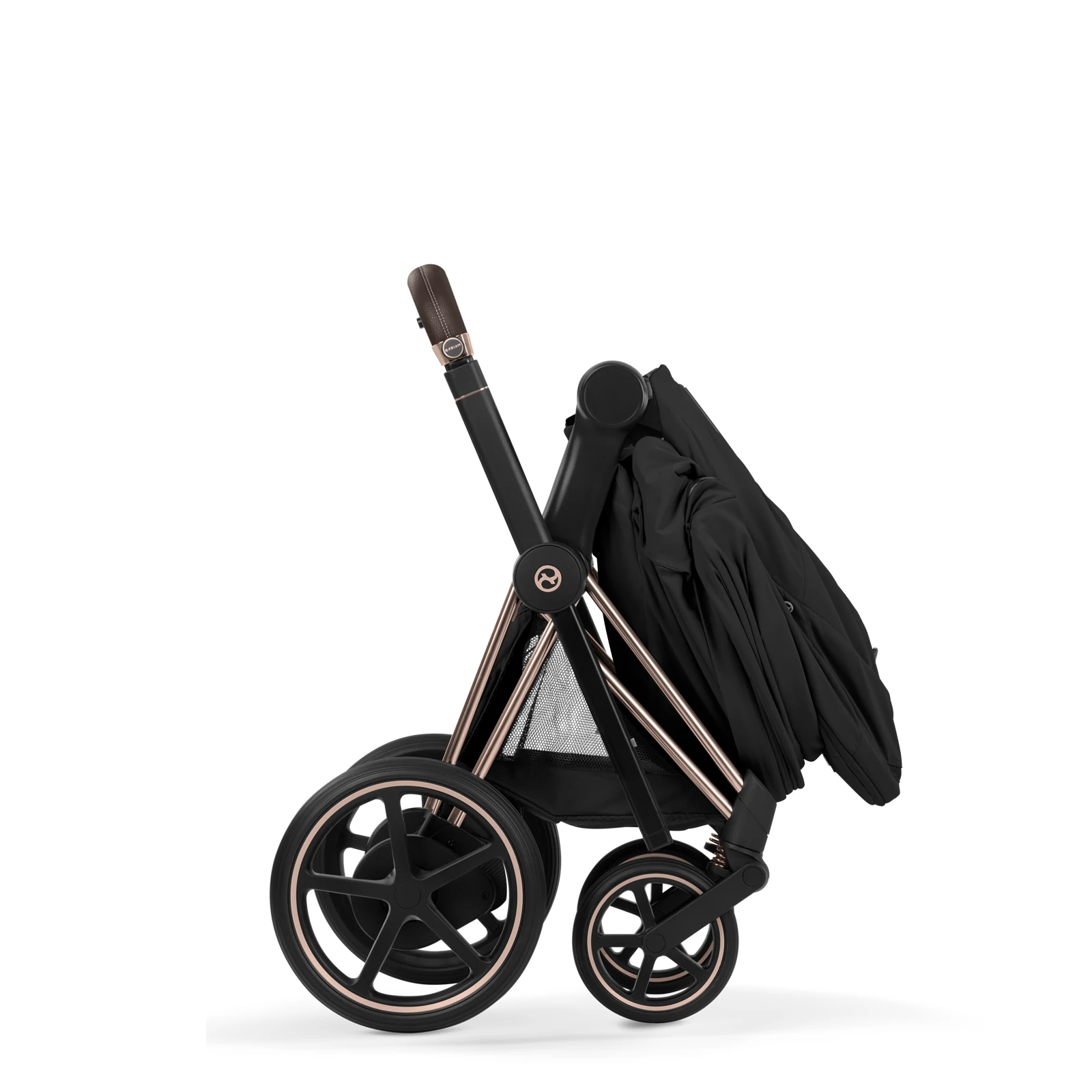 Cybex e-Priam 5.0 - wózek 2w1 | Sepia Black - Rosegold (Comfort)