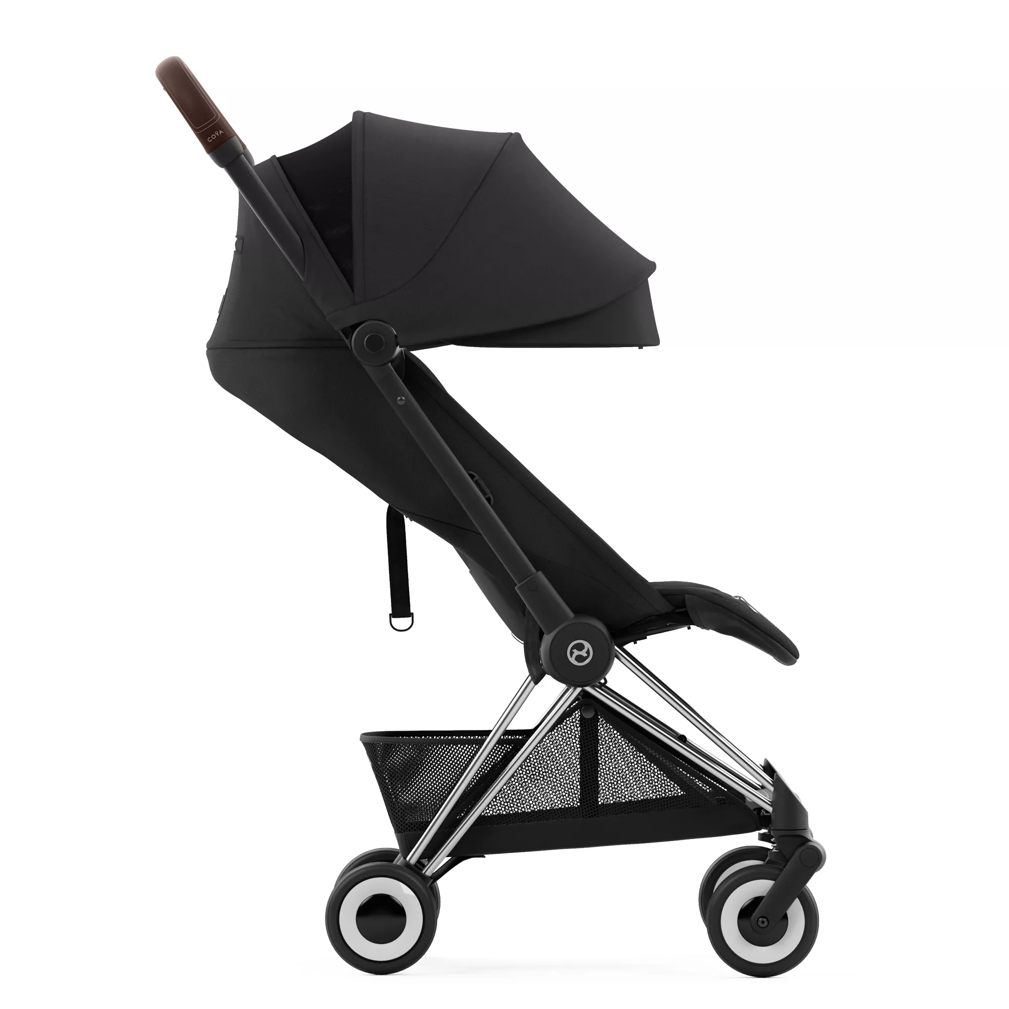 Cybex Coya | Sepia Black (Chrome Frame) Cybex Coya | Sepia Black (Chrome Frame)