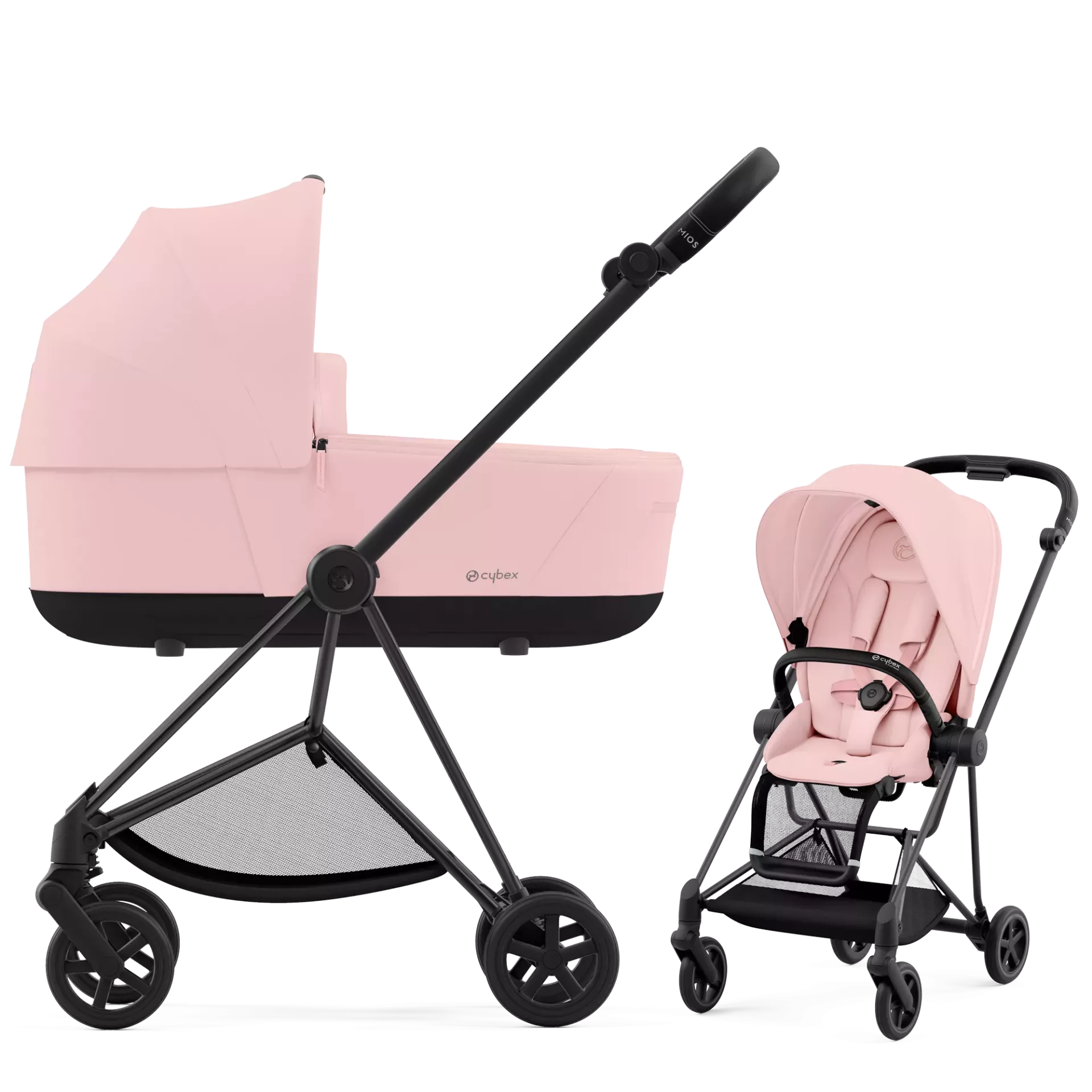 Cybex Mios 3.0 - 2w1 | Peach Pink (Matt Black Frame)