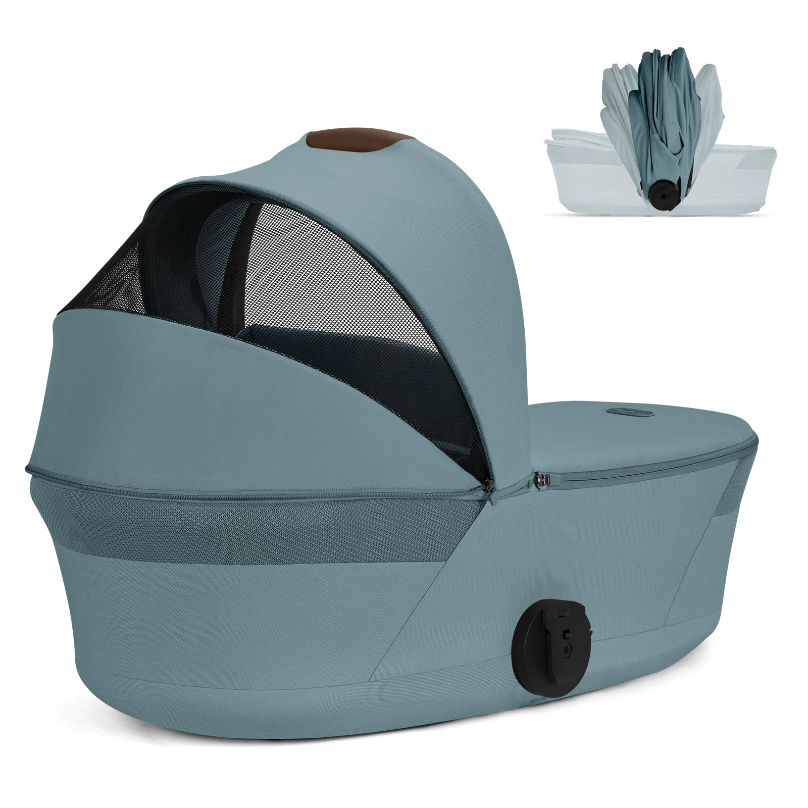 Cybex Balios S Lux Fold - 2w1 ze składaną gondolą | Stormy Blue