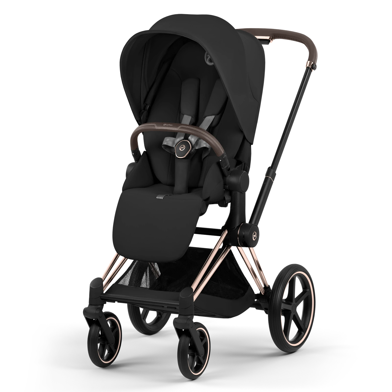 Cybex Priam 5.0 - wózek 4w1 | Sepia Black - Rosegold (Comfort)