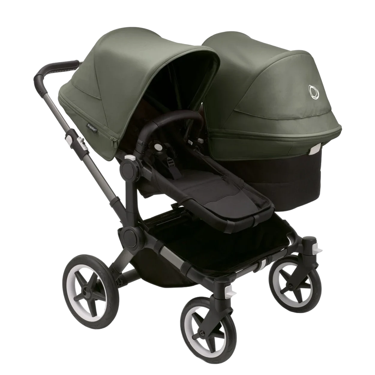 Bugaboo Donkey 5 Duo | Graphite-Midnight Black-Forest Green