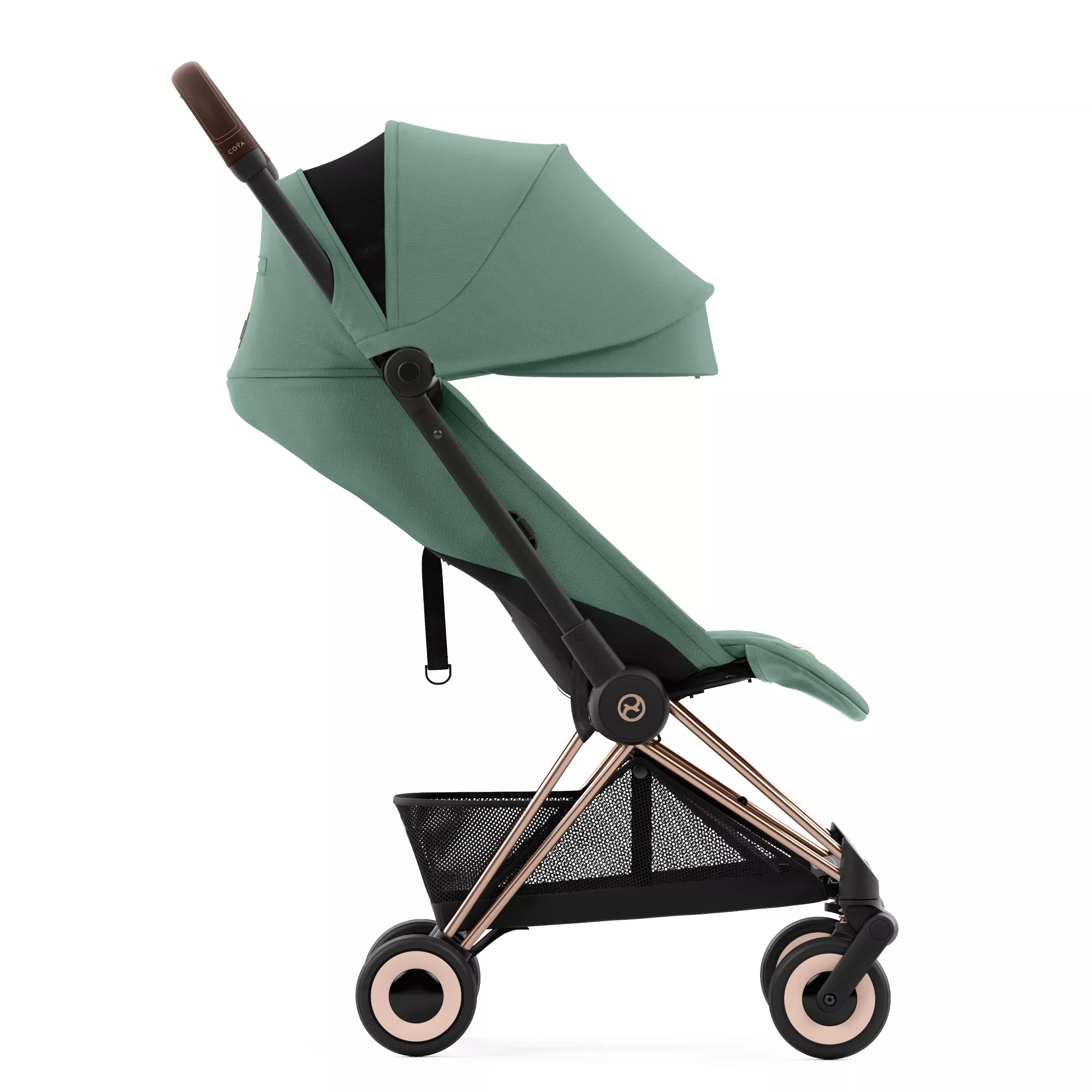 Cybex Coya | Leaf Green (Rosegold Frame)