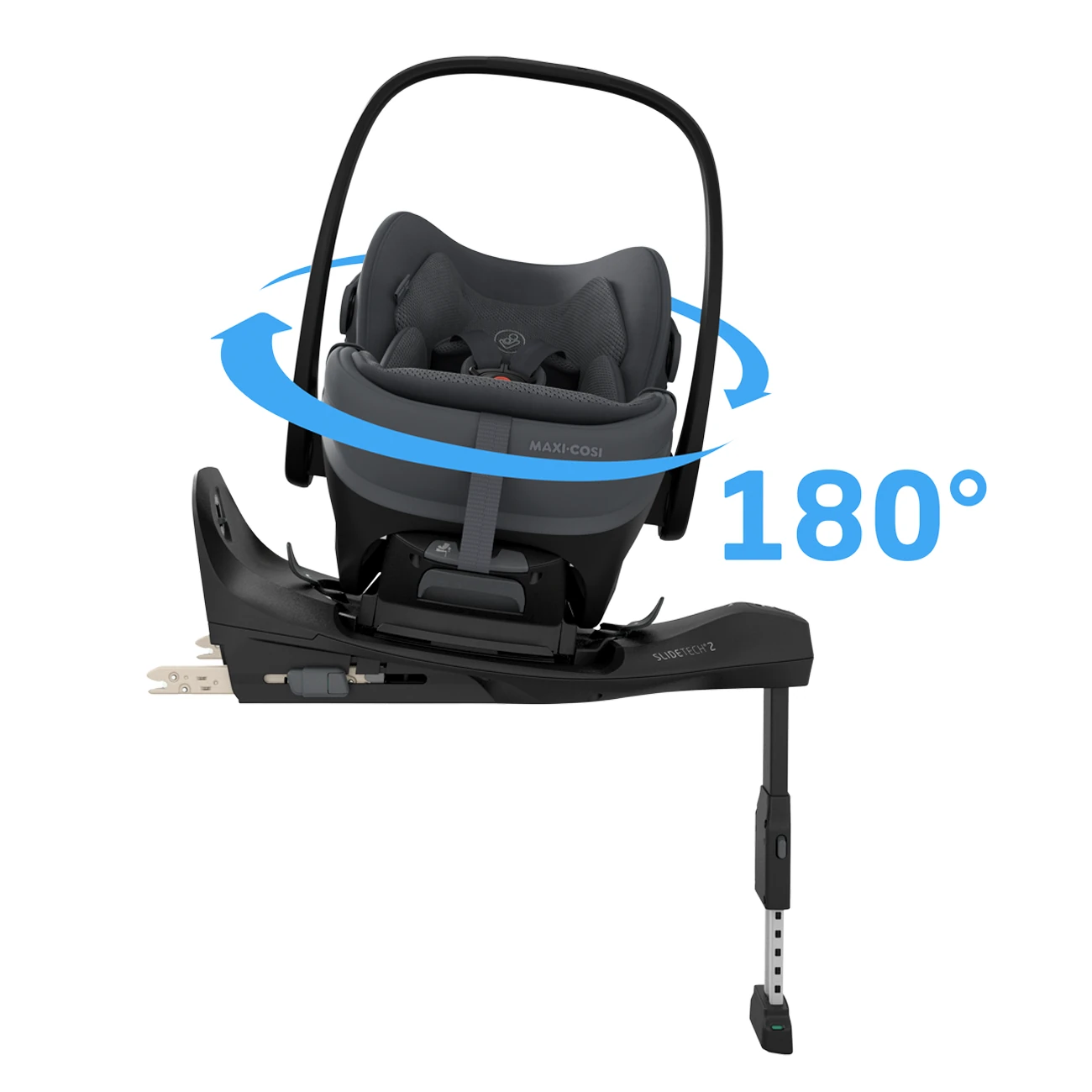 Maxi-Cosi Pebble Slide Pro + baza FamilyFix Slide Pro | Moon Graphite