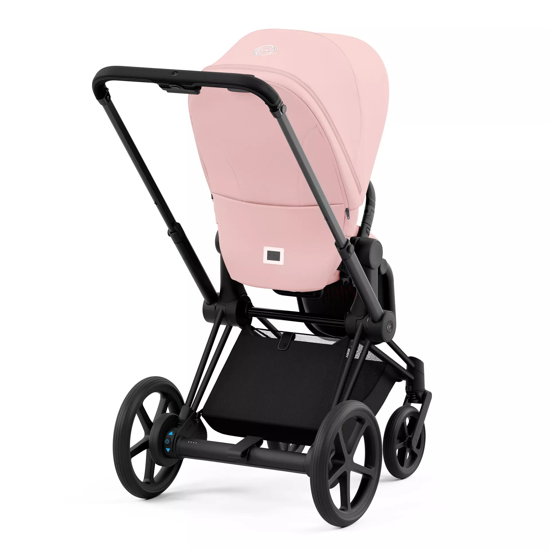 Cybex e-Priam 4.0 - 2w1 | Peach Pink (Matt Black Frame) Cybex e-Priam 4.0 - 2w1 | Peach Pink (Matt Black Frame)