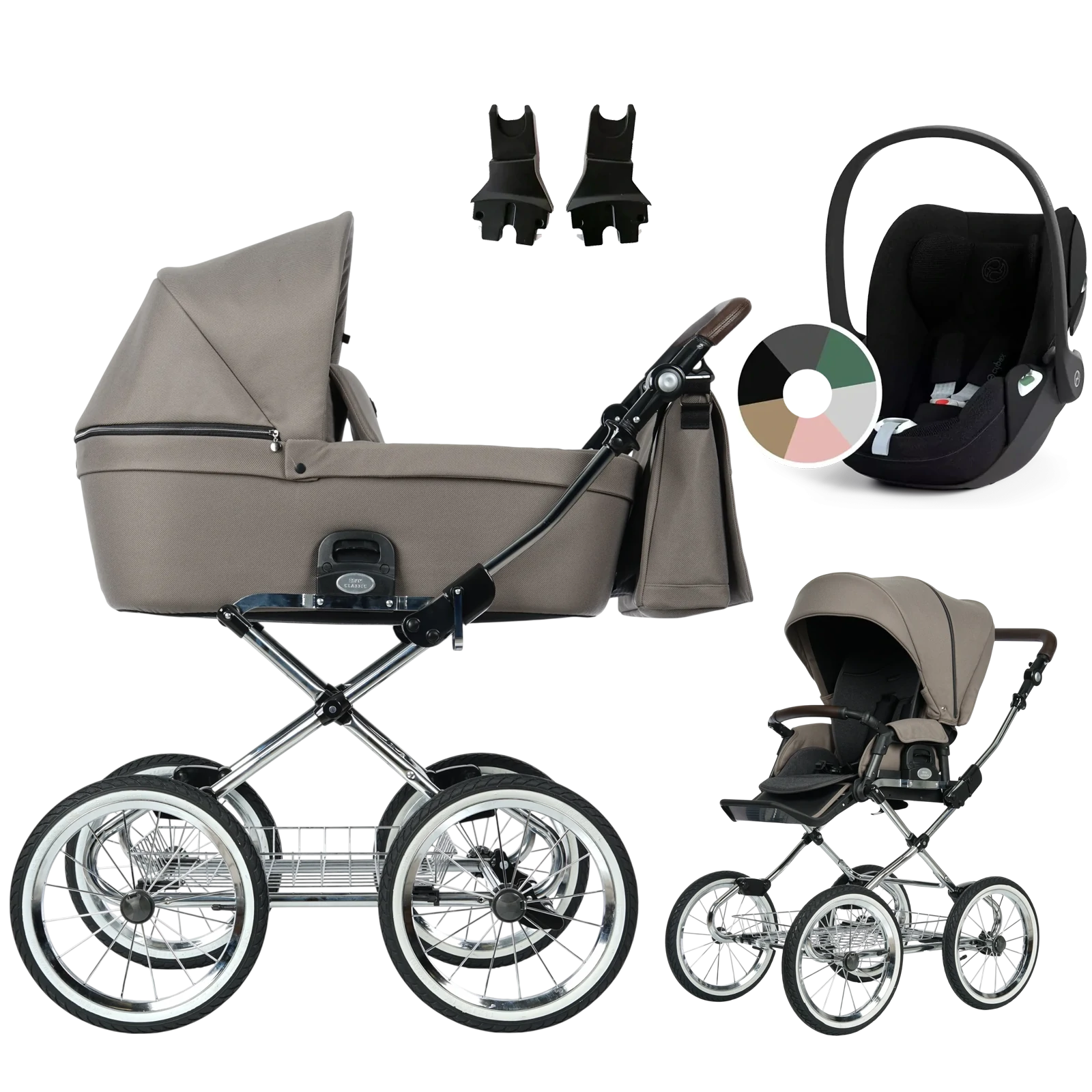 Roan Coss Classic + Cybex Cloud T i-Size +GRATIS - 3w1 | Pure Cashmere