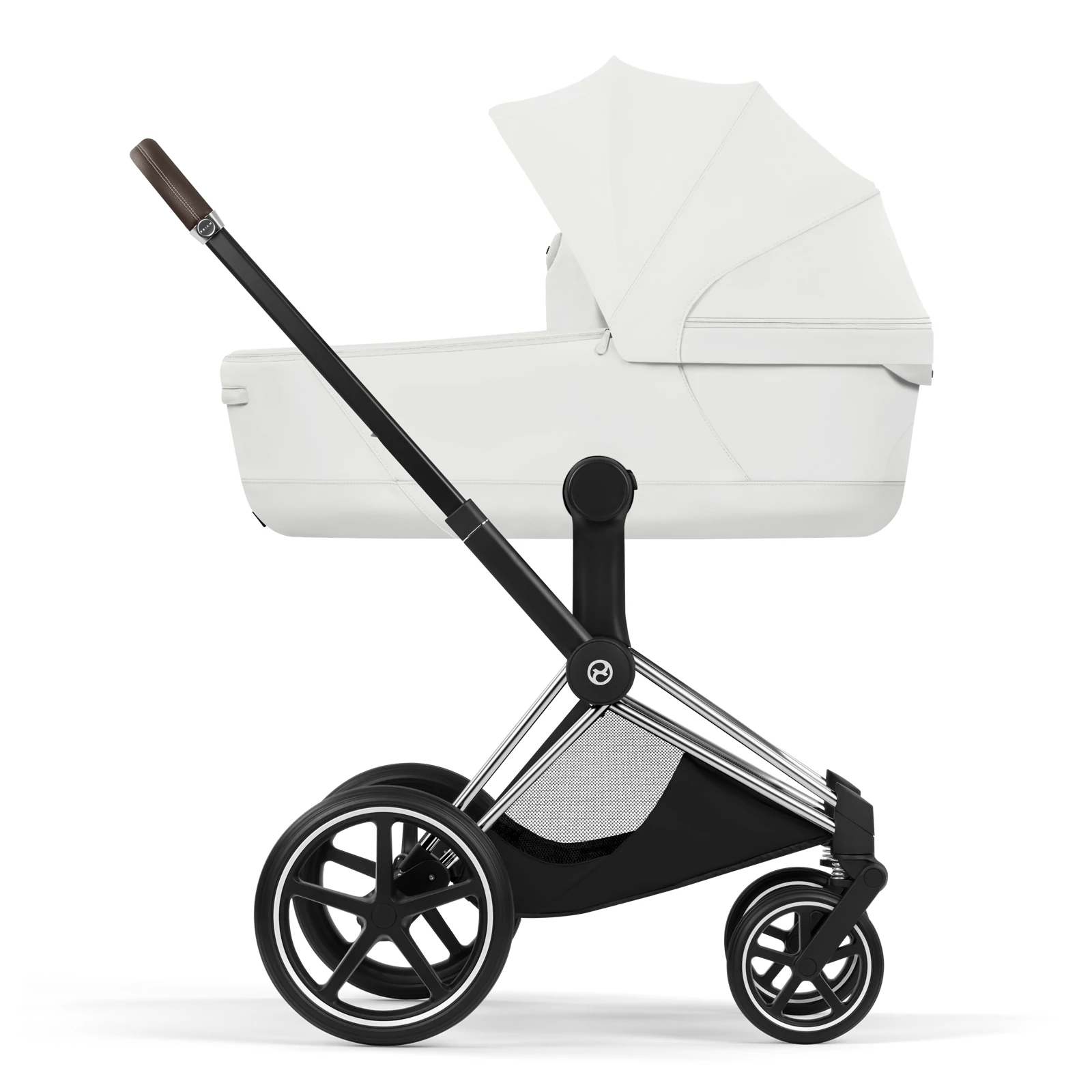 Cybex Priam 5.0 - wózek 4w1 | Off White - Chrome (Style)