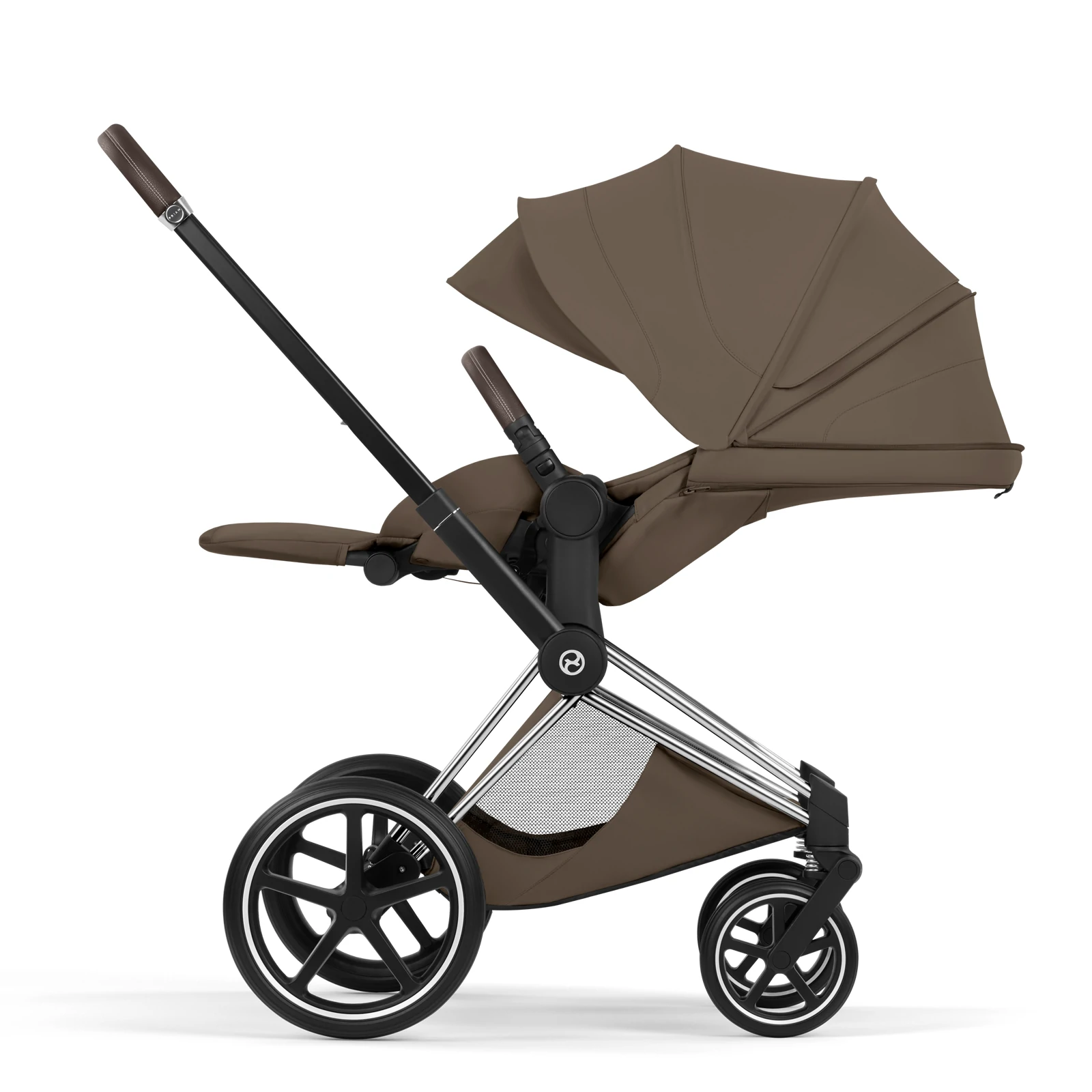 Cybex Priam 5.0 - wózek 4w1 | Coconut Brown - Chrome (Style)