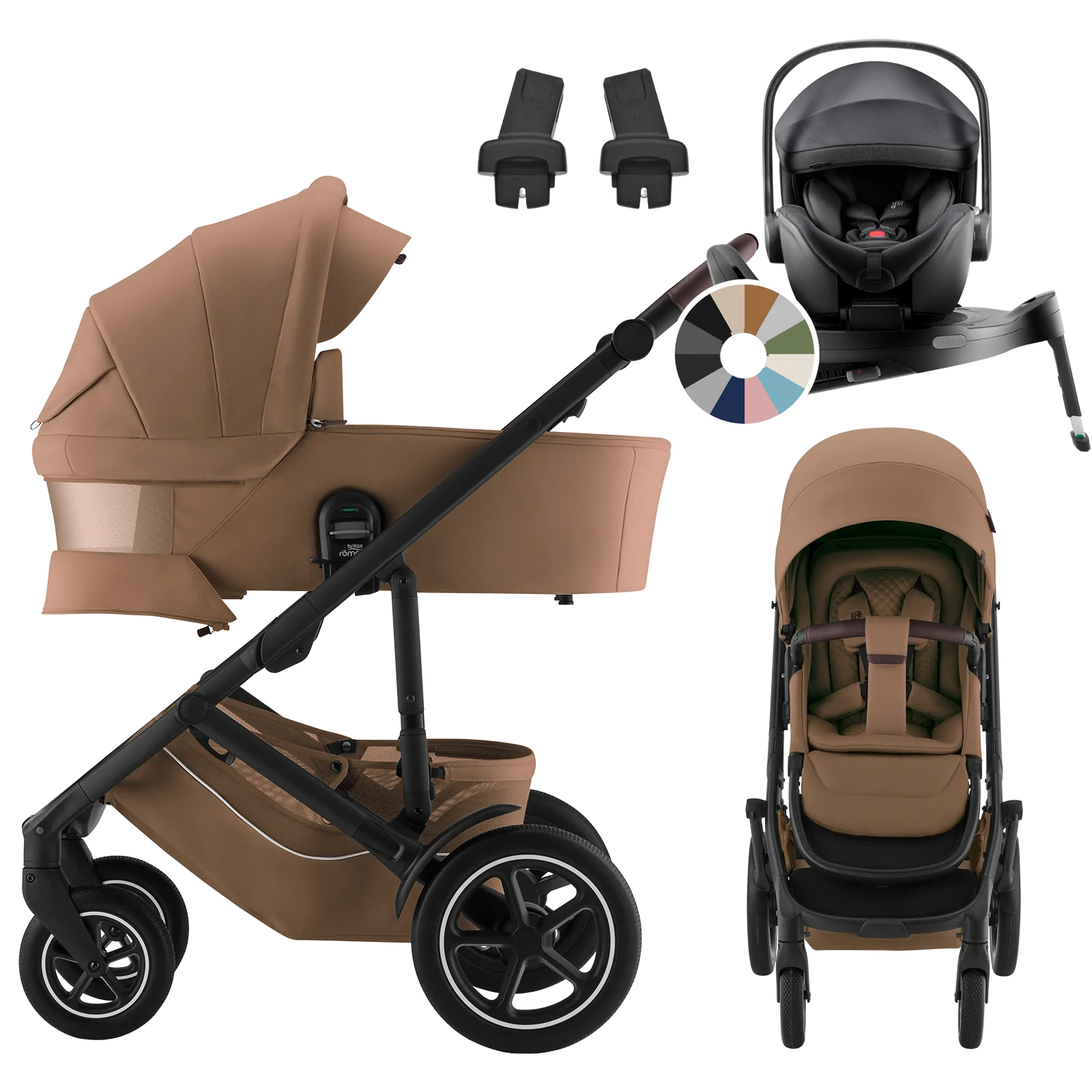 Britax Römer Smile 5Z + Britax Römer Baby-Safe Pro + baza Vario 5Z +GRATIS - 4w1 | Warm Caramel