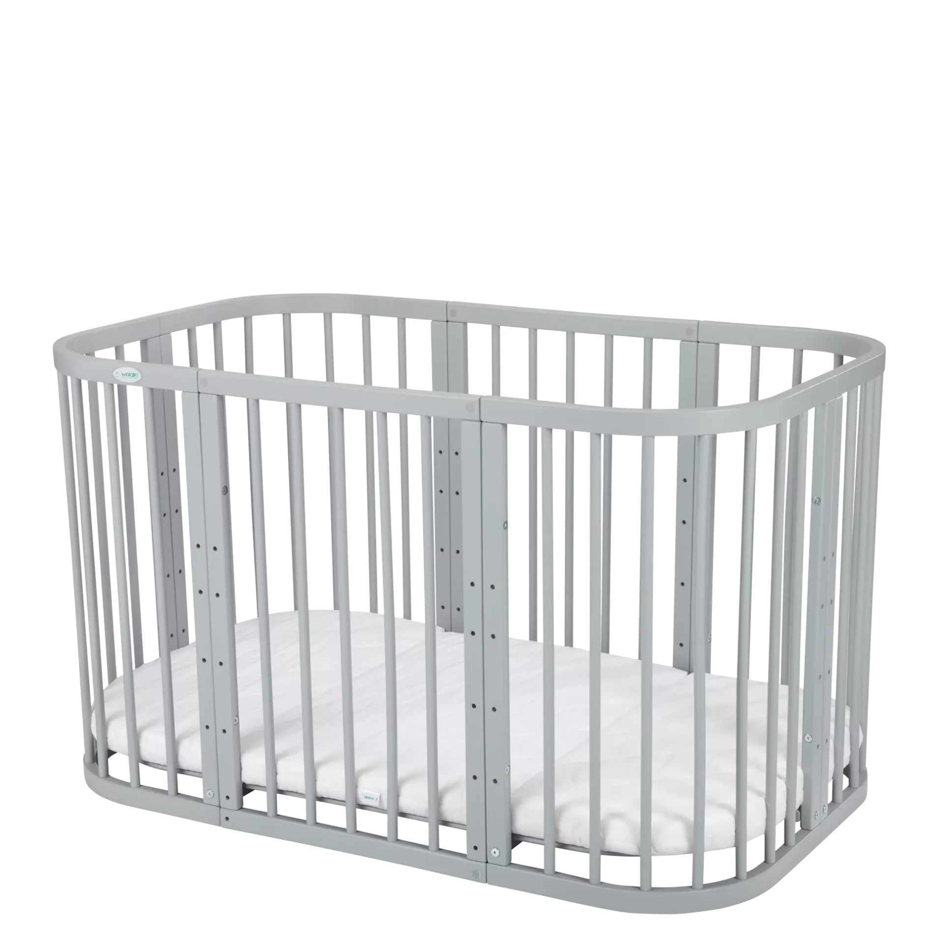 Waldin - łóżeczko 7w1 | Grey