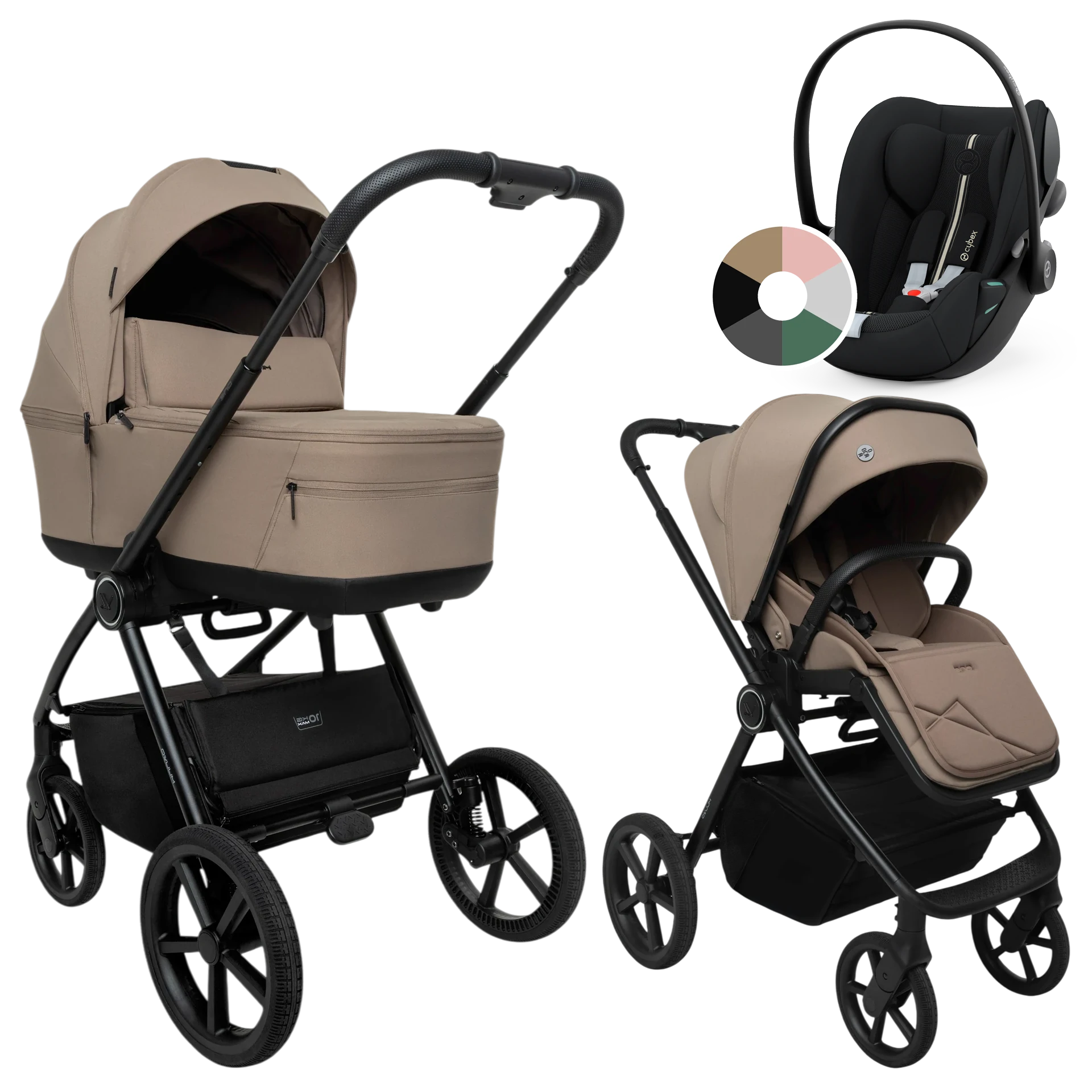 Muuvo One + Cybex Cloud G i-Size +GRATIS - 3w1 | Praline