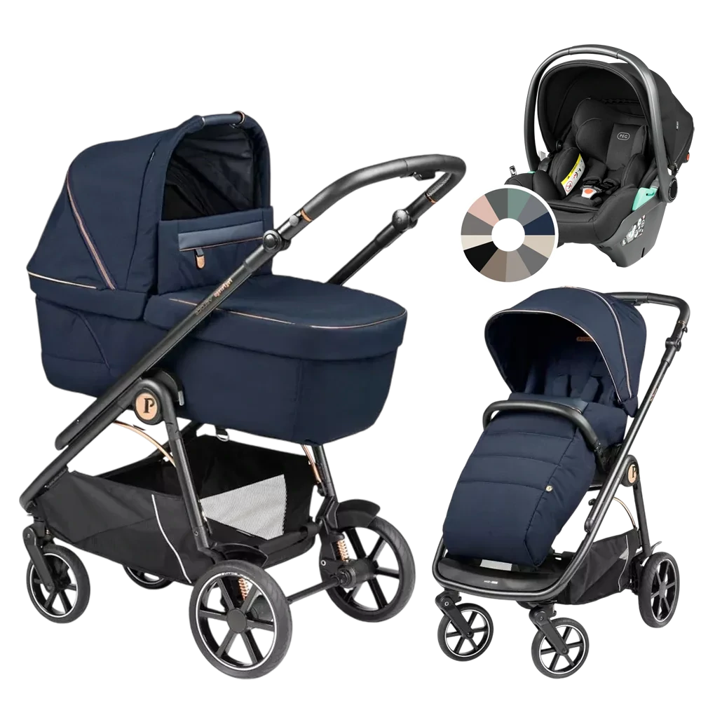 Peg Perego Veloce + Peg Perego Primo Viaggio Lounge - 3w1 | Blue Shine