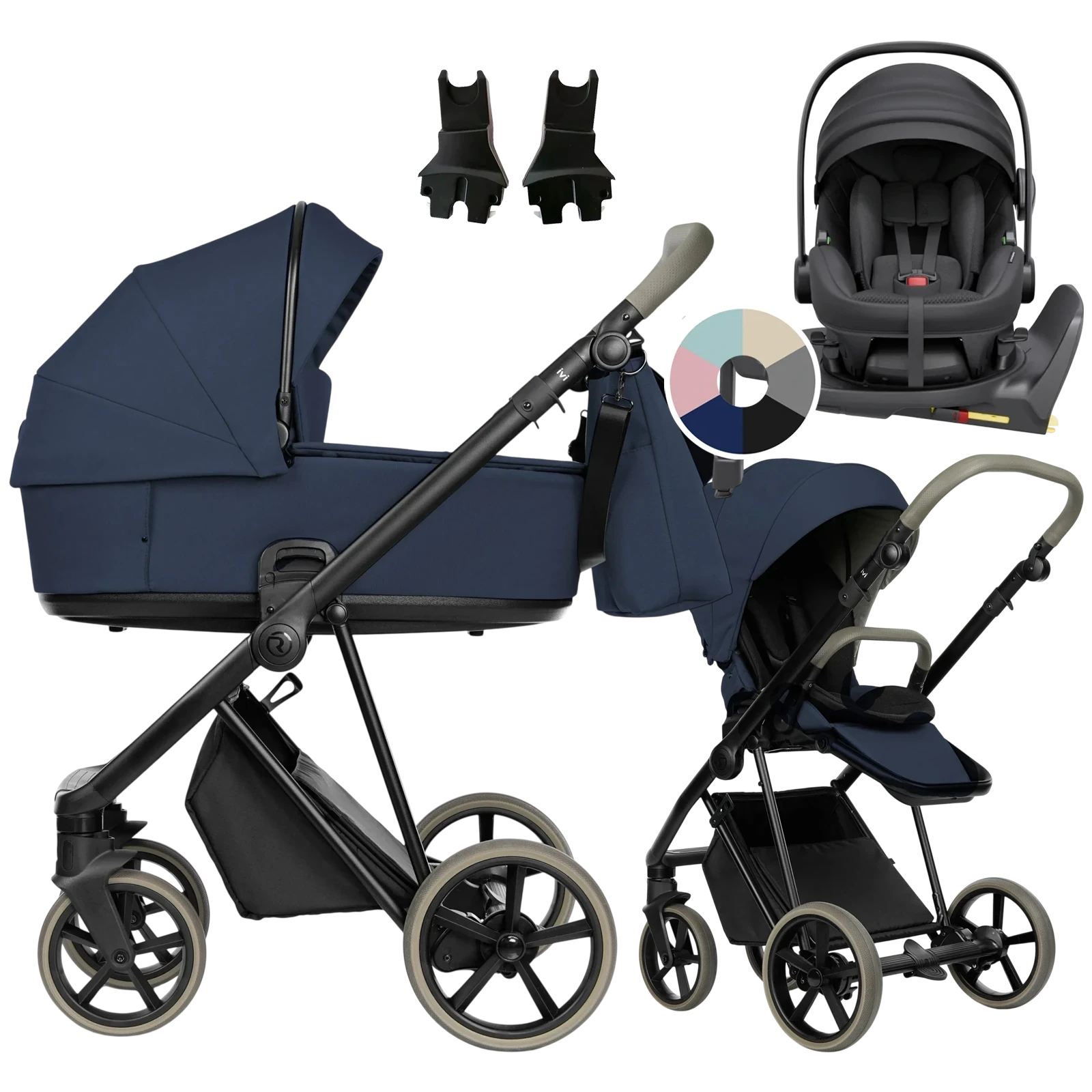 Roan Ivi 2.0 Vintage + Avionaut Pixel 3 + baza IQ Orbit + GRATIS - 4w1 | Resort Blue