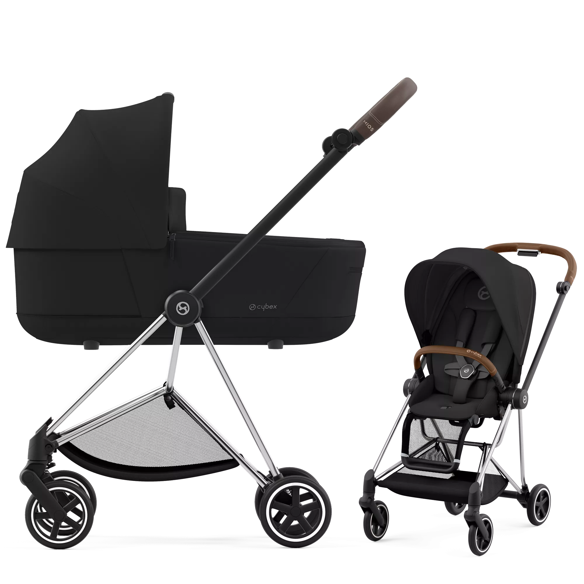 Cybex Mios 3.0 - 2w1 | Sepia Black (Chrome Brown Frame)