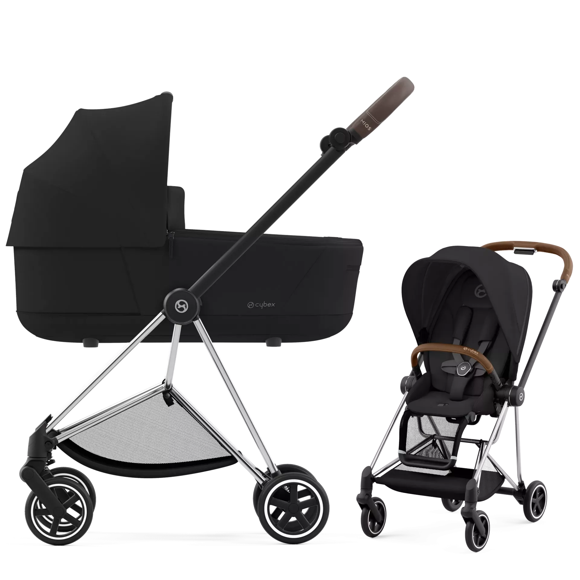 Cybex Mios 3.0 - 2w1 | Sepia Black (Chrome Brown Frame)