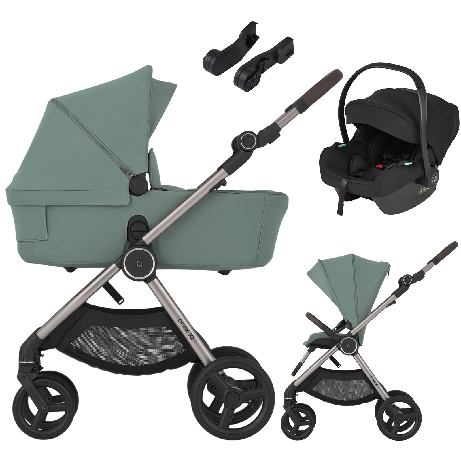 Anex IQ + Anex Cosmo +GRATIS - wózek 3w1 | Olly