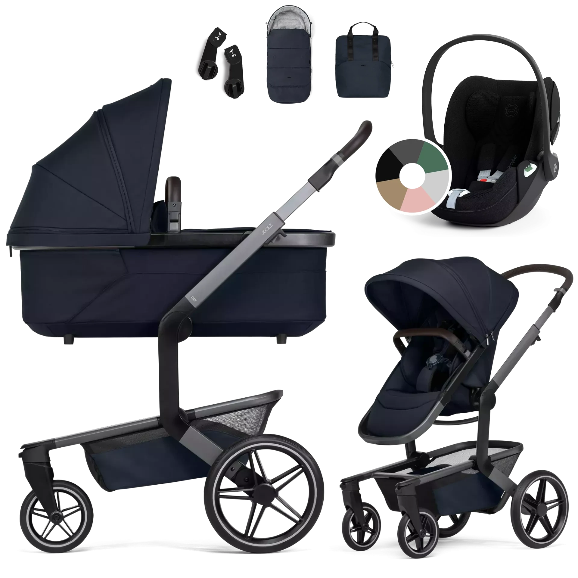 Joolz Day5 + Cybex Cloud T i-Size +GRATISY - 3w1 | Navy Blue